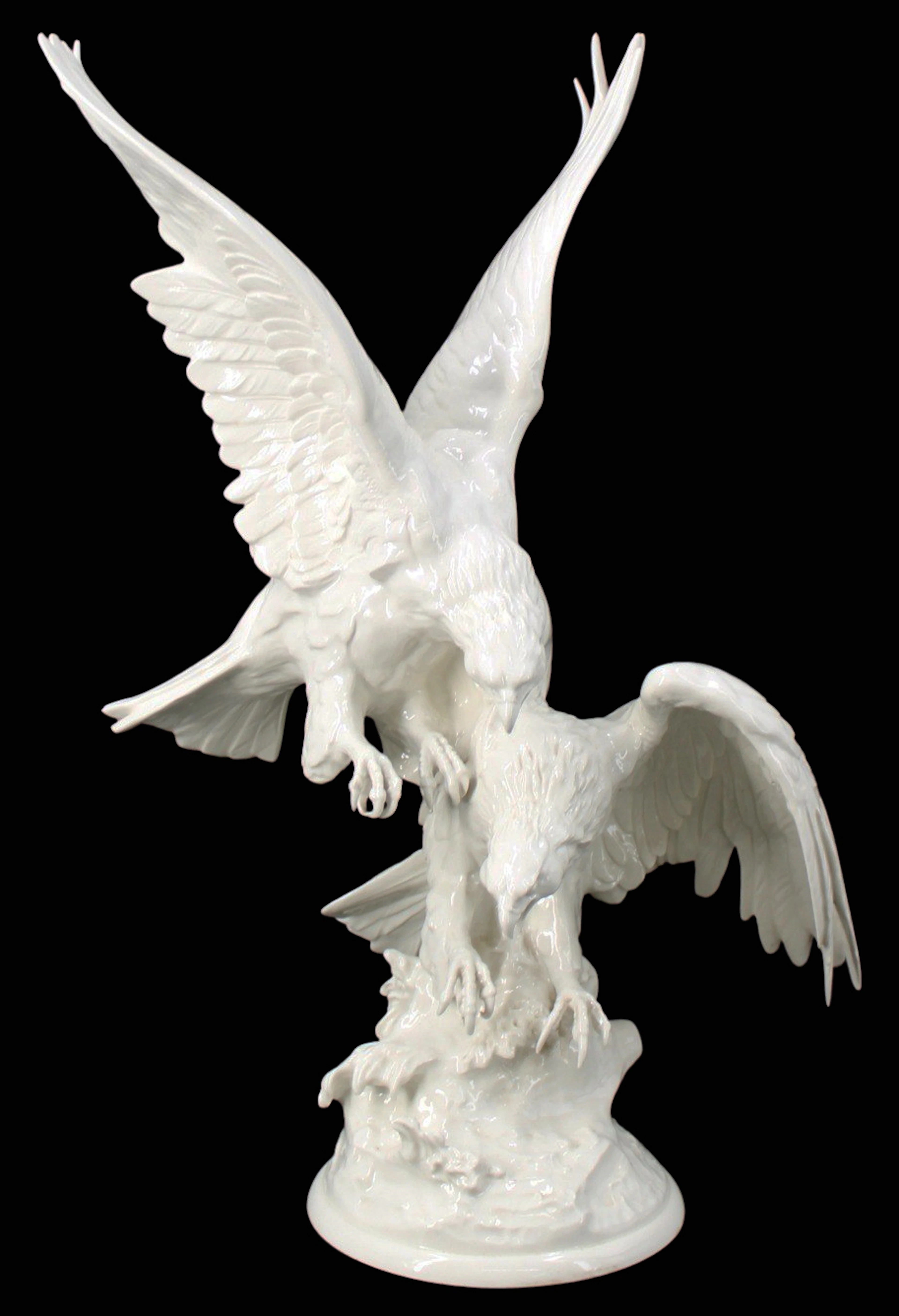 HUTSCHENREUTHER Signed Porcelain Eagle.