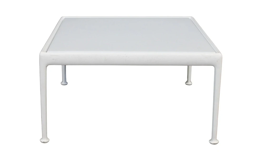 RICHARD SCHULTZ Midcentury Enameled Metal Table.