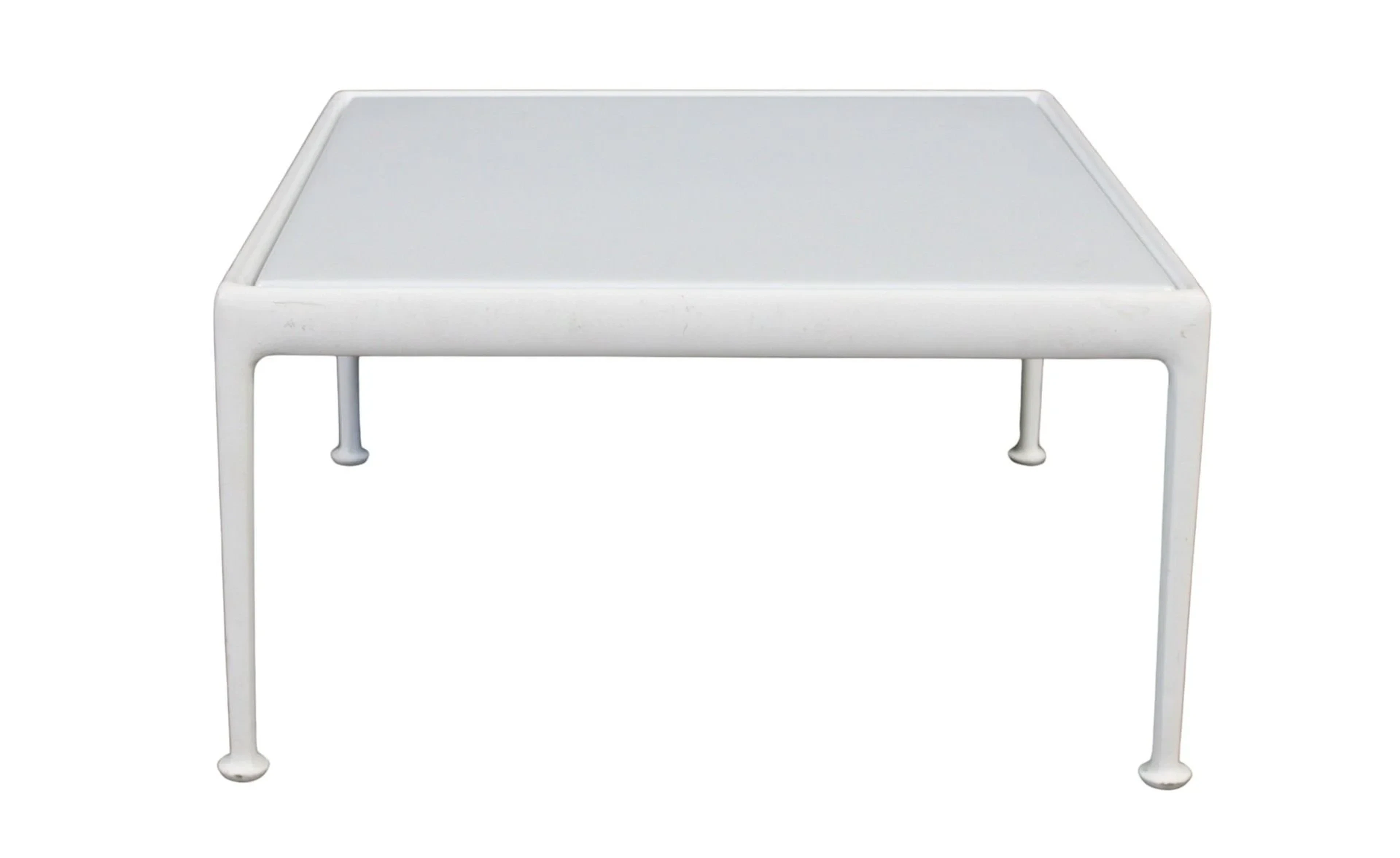 RICHARD SCHULTZ Midcentury Enameled Metal Table.