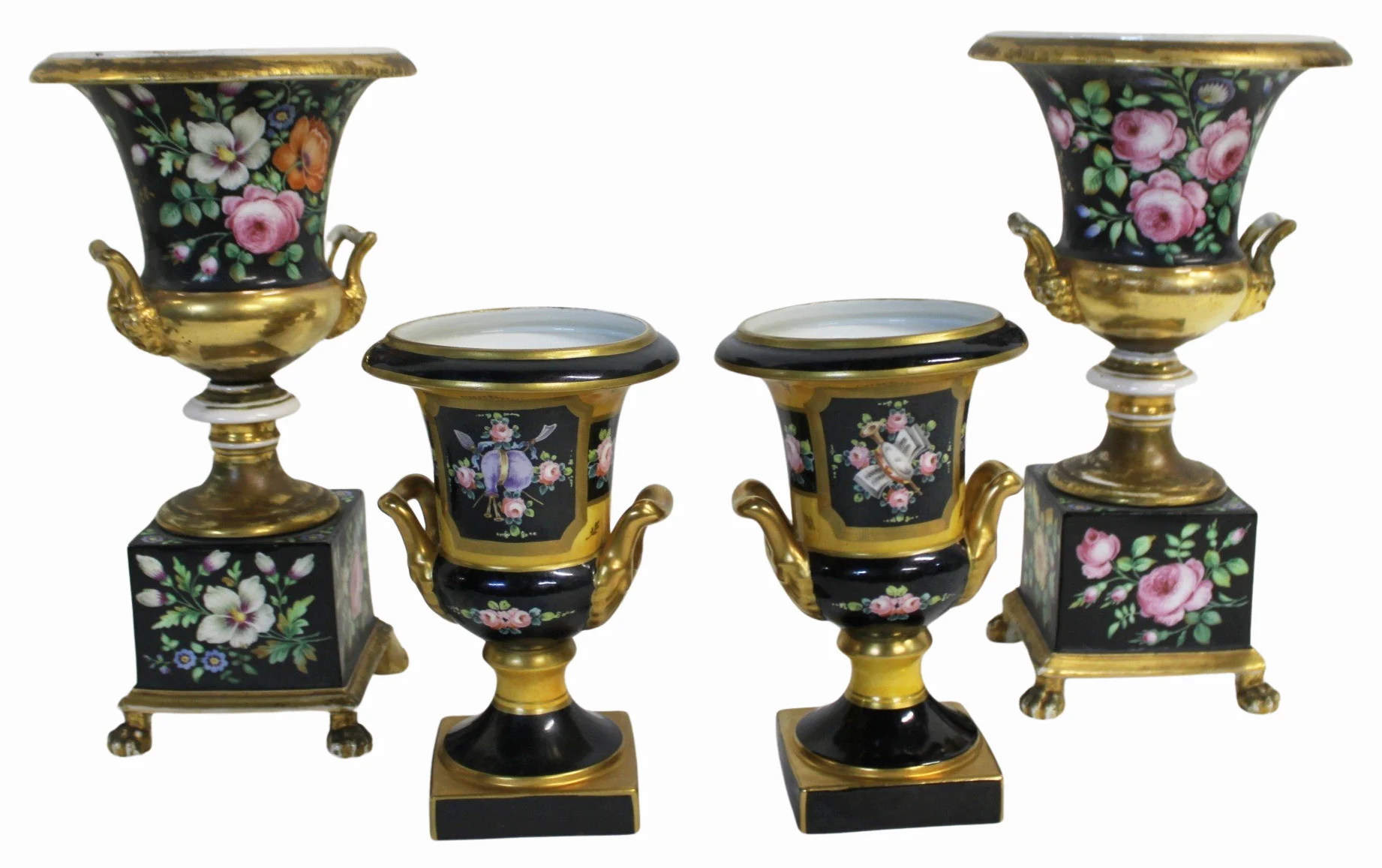 SEVRES. Pr of Porcelain Urns Together with a Pair