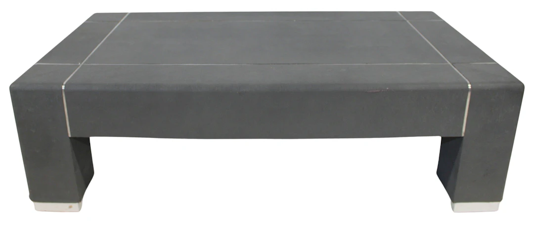 Karl Springer Style Coffee Table.