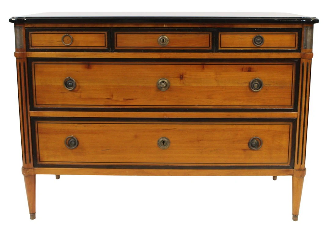 BRIGITTE FORESTIER Louis XV1 Style Commode.