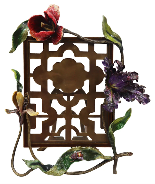 Large Jay Strongwater Floral and Bee Easel Back