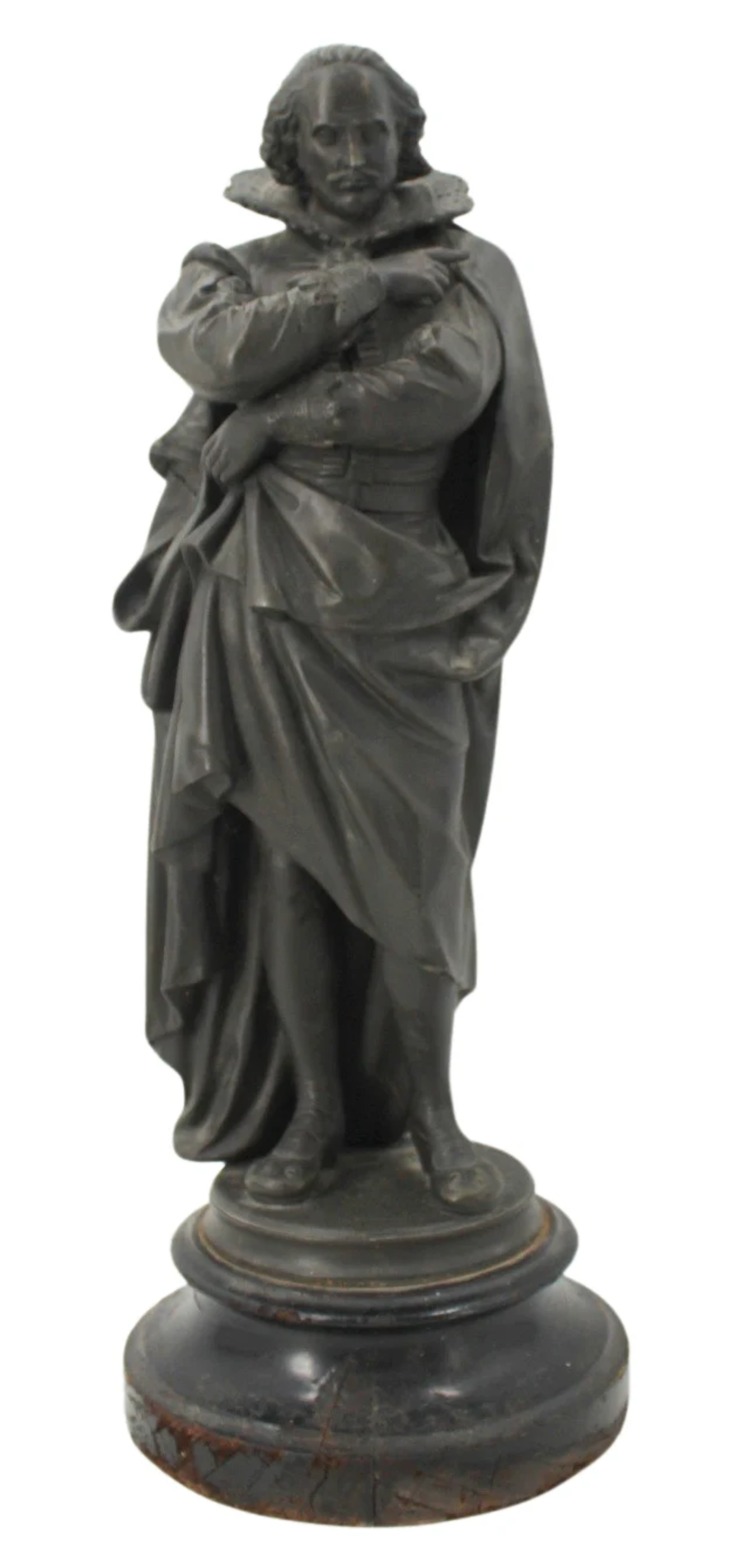 Unsigned Bronze Sculpture of Shakespeare.