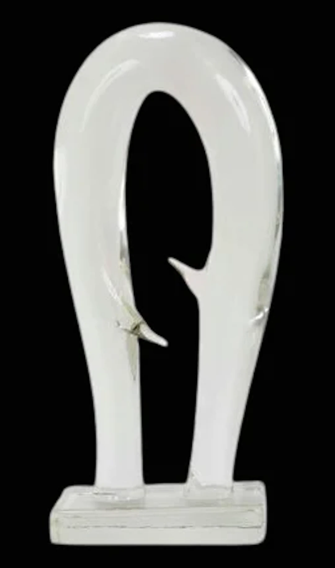 LUCIANO GASPARI Glass Block Sculpture.