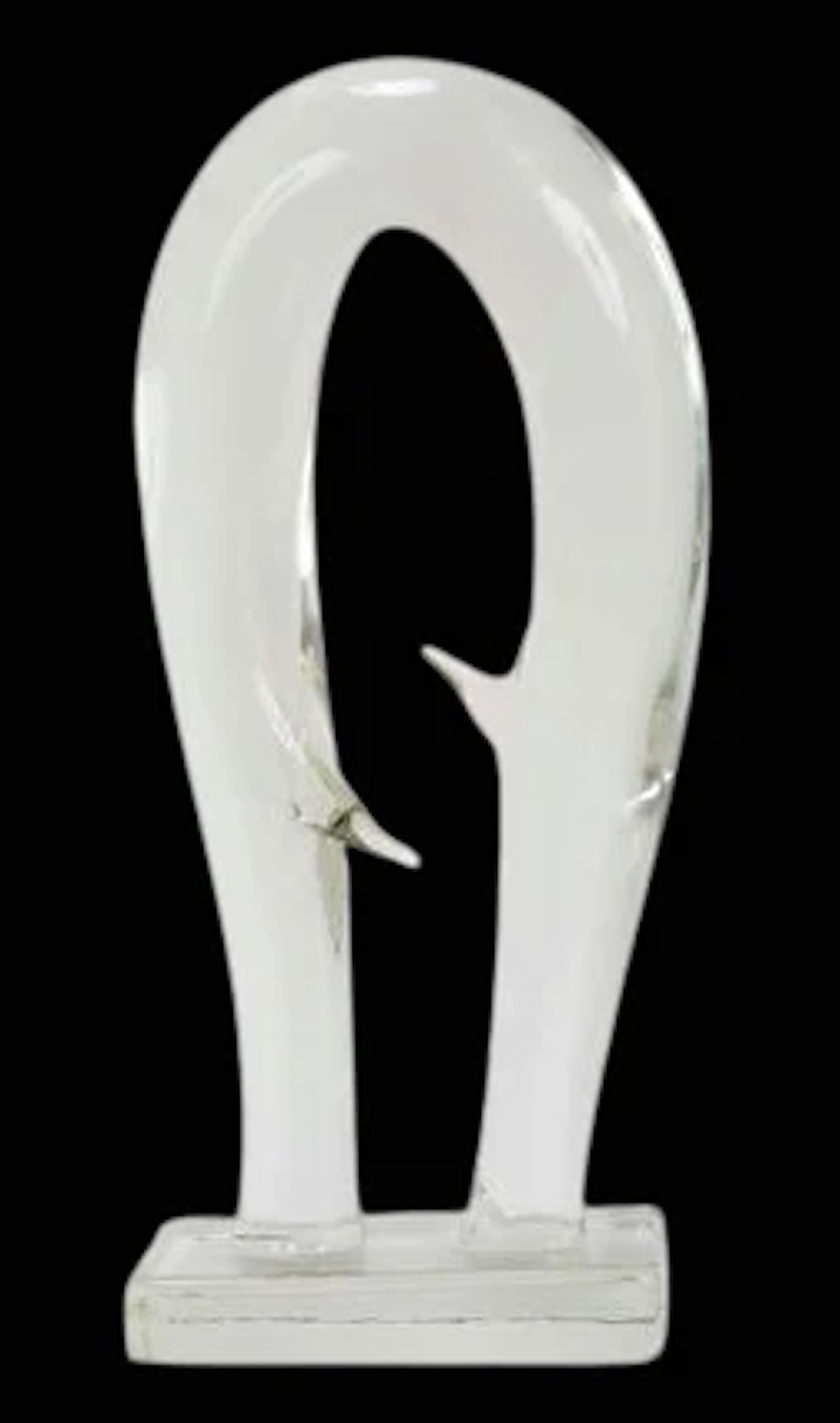 LUCIANO GASPARI Glass Block Sculpture.