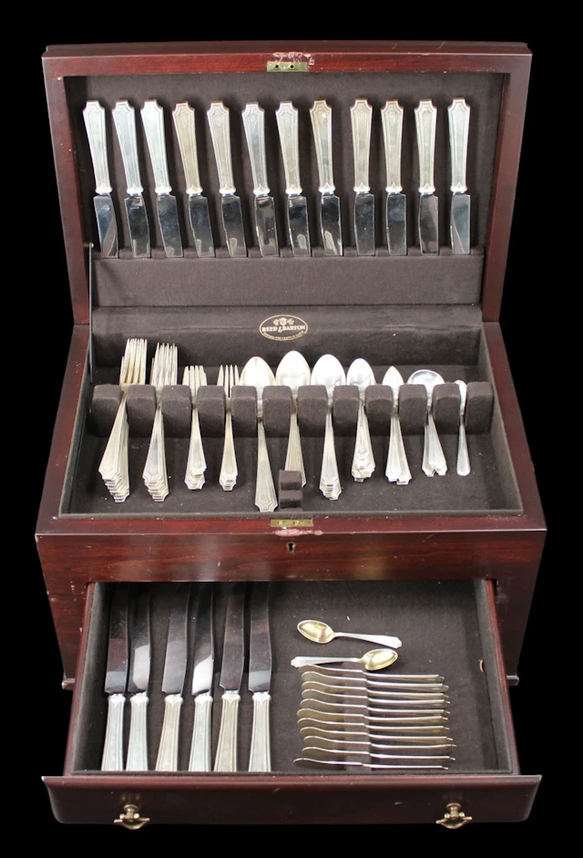 STERLING. Monogrammed Gorham King Albert Silver