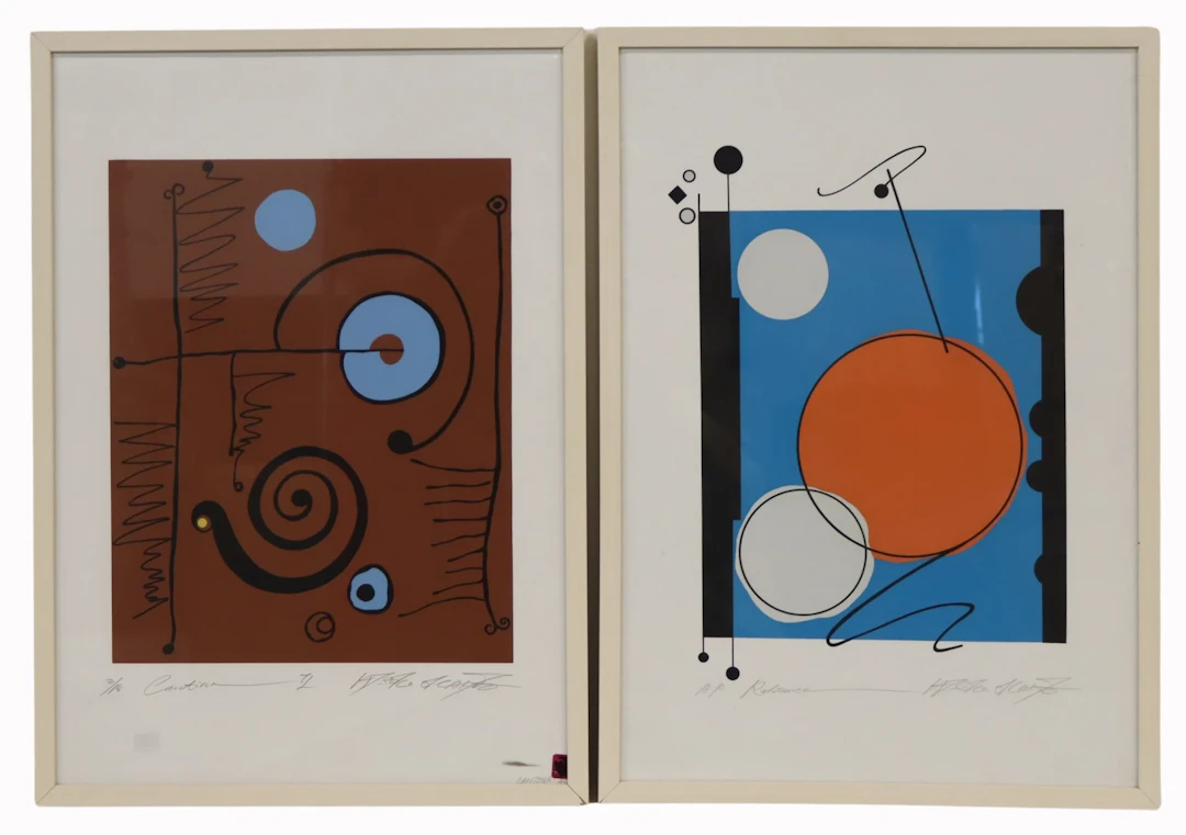 (2) ATSUKO OKAMOTO Signed Silkscreen & Prints.