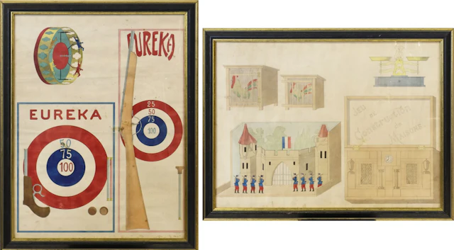 VINTAGE FRENCH TARGET AND CONSTRUCTION GAMES [2].