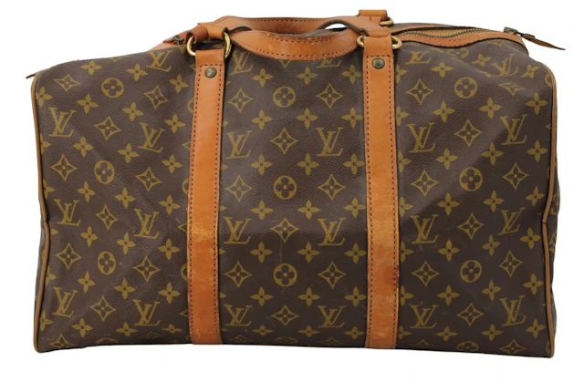 COUTURE. Louis Vuitton Monogrammed Leather Keepall