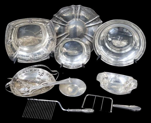 STERLING Assorted Sterling Hollowware and Flatware