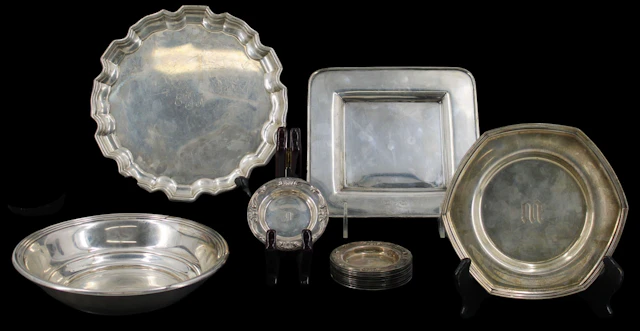 STERLING. Assortment of Sterling Hollowware.