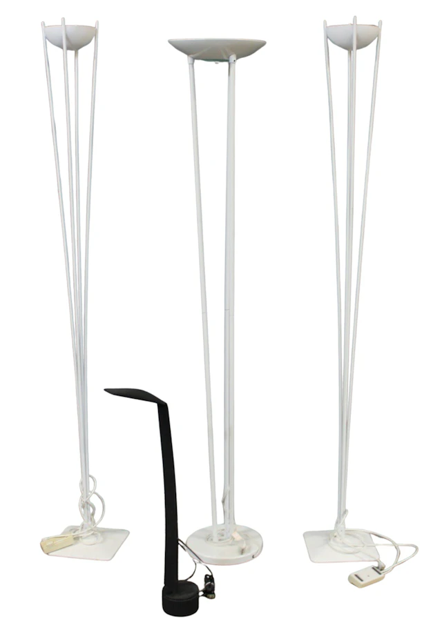 3 x RELUX MILANO Floor Lamps & a Mario Babaglia