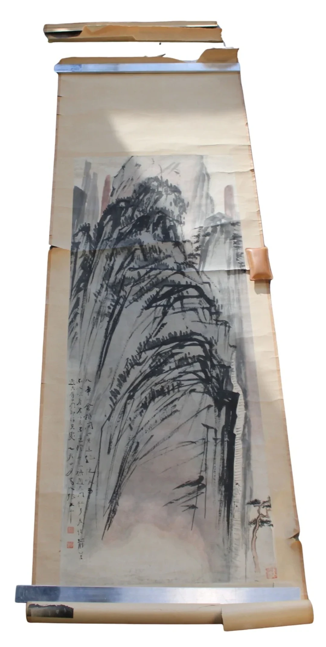 Chinese Chang Ta-Ch'ien (?) Scroll Painting.