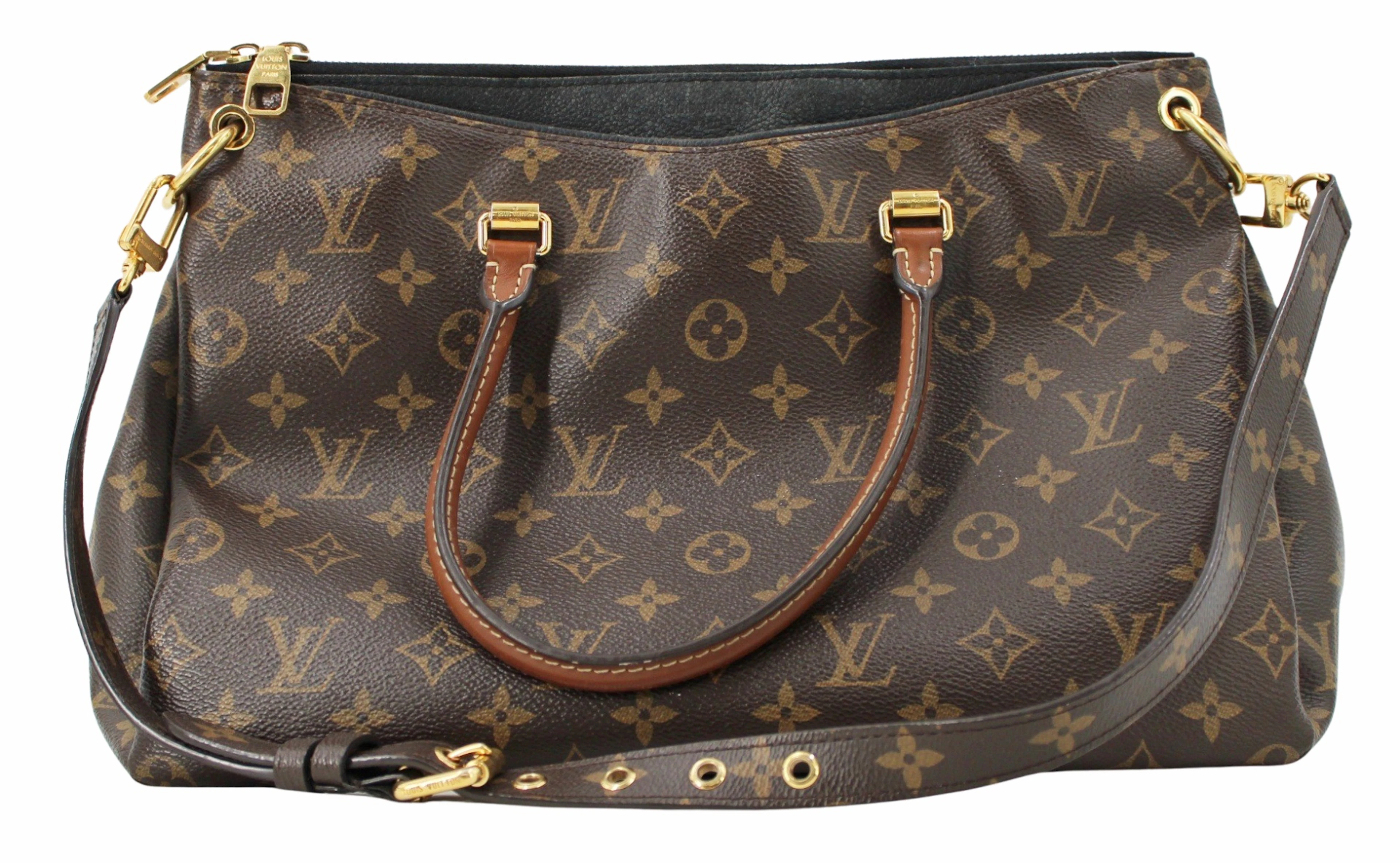 COUTURE. Louis Vuitton Pallas MM Monogram Leather