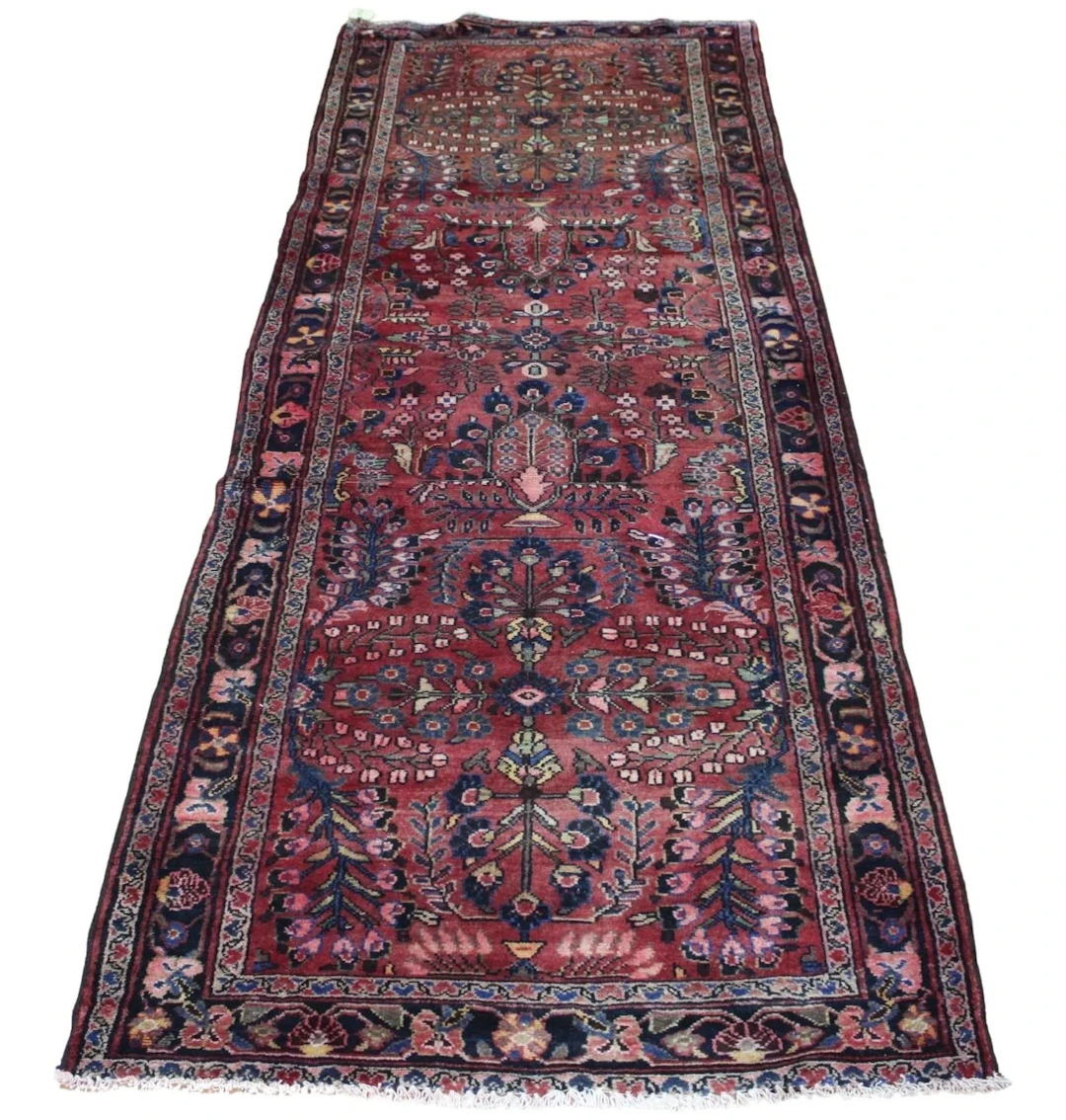 Vintage And Finely Hand Knotted Runner