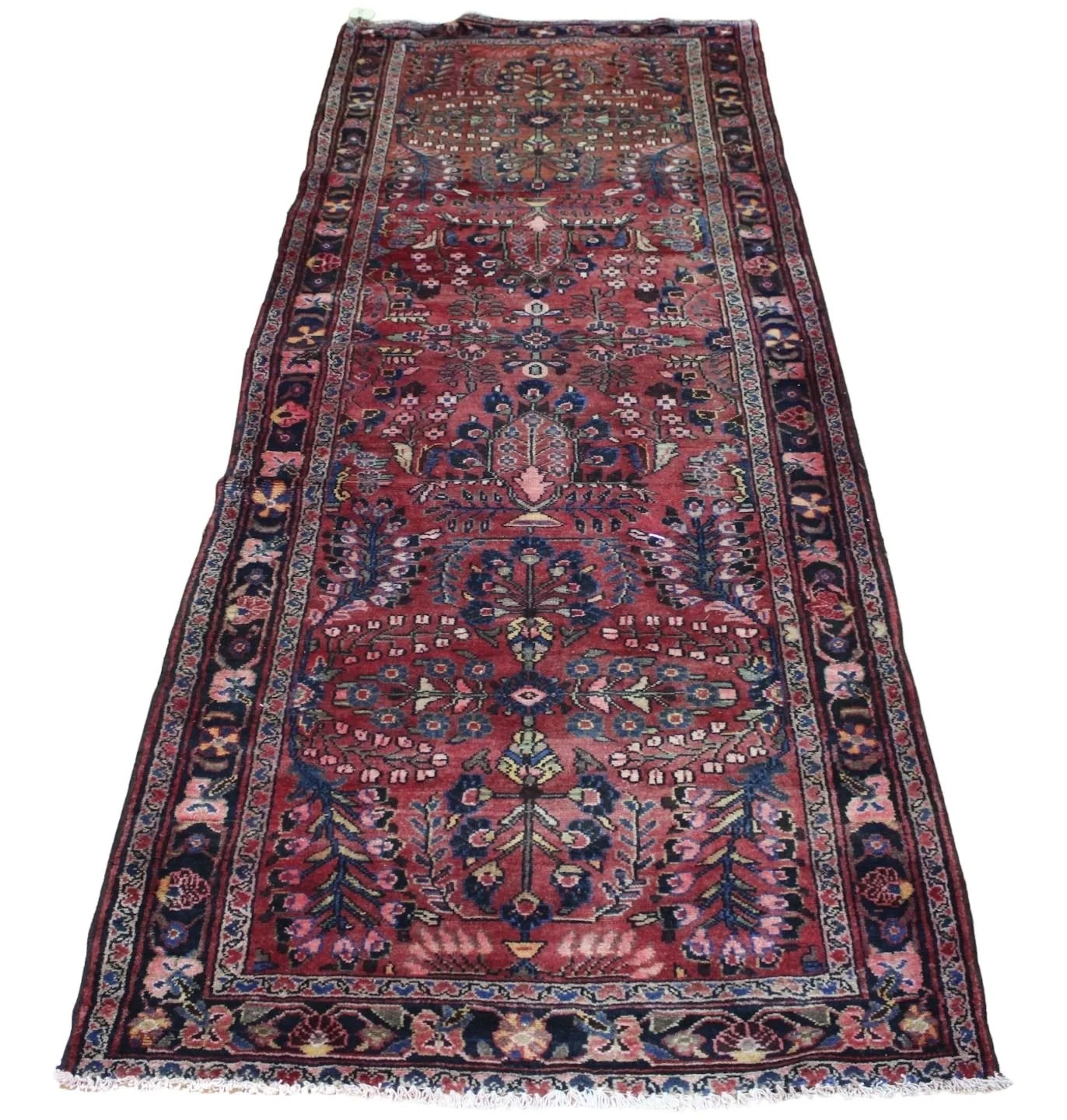 Vintage And Finely Hand Knotted Runner