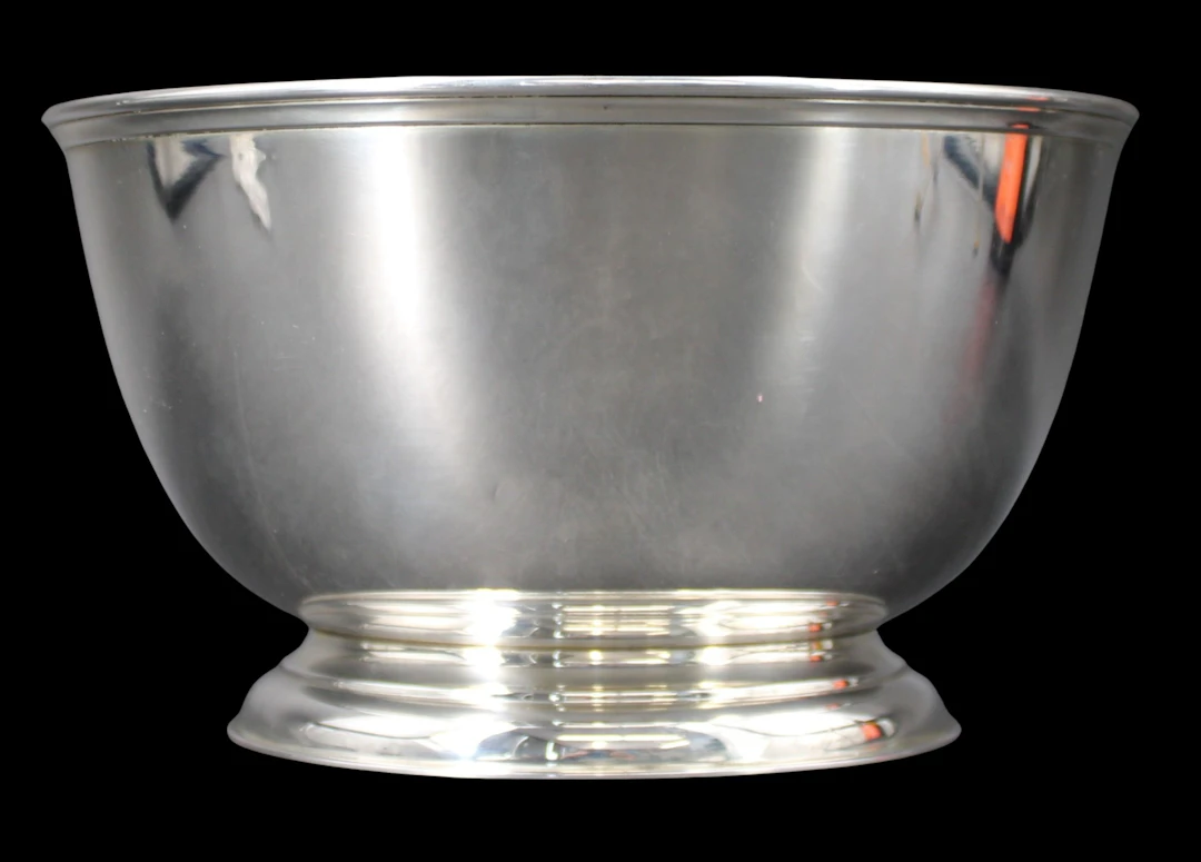 STERLING. Thomas Bolton Sterling Pedestal Bowl.