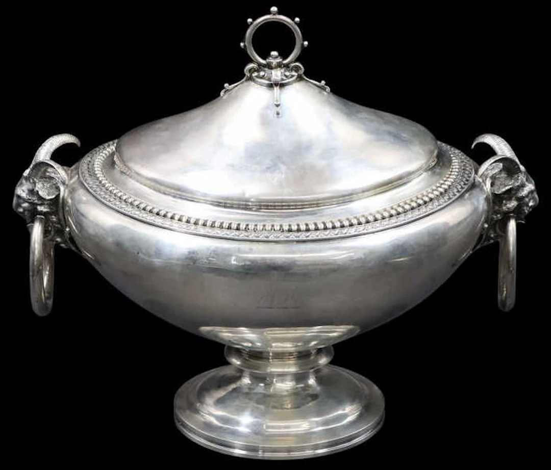 STERLING. Ball, Black & Co. Sterling Tureen.