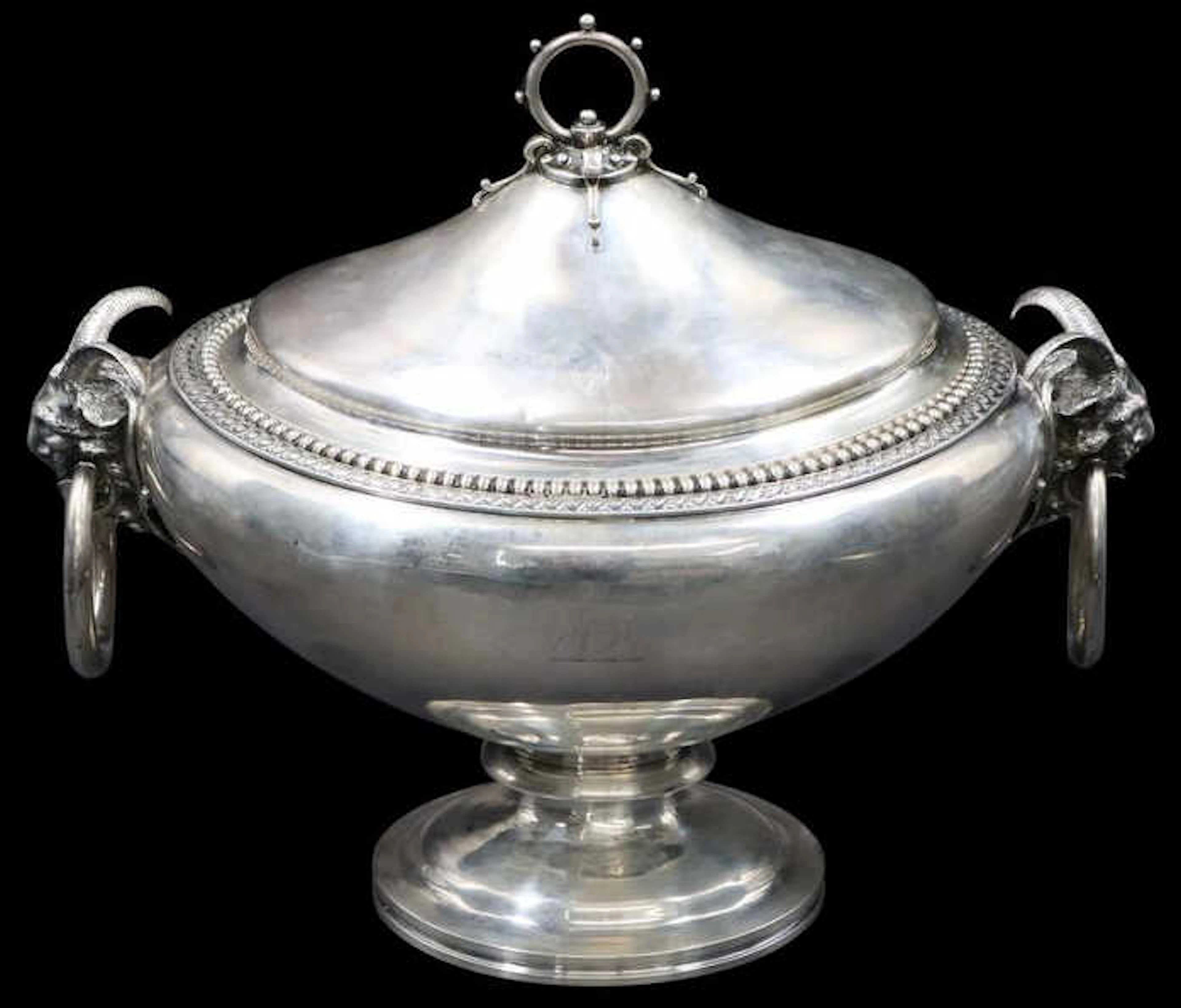 STERLING. Ball, Black & Co. Sterling Tureen.