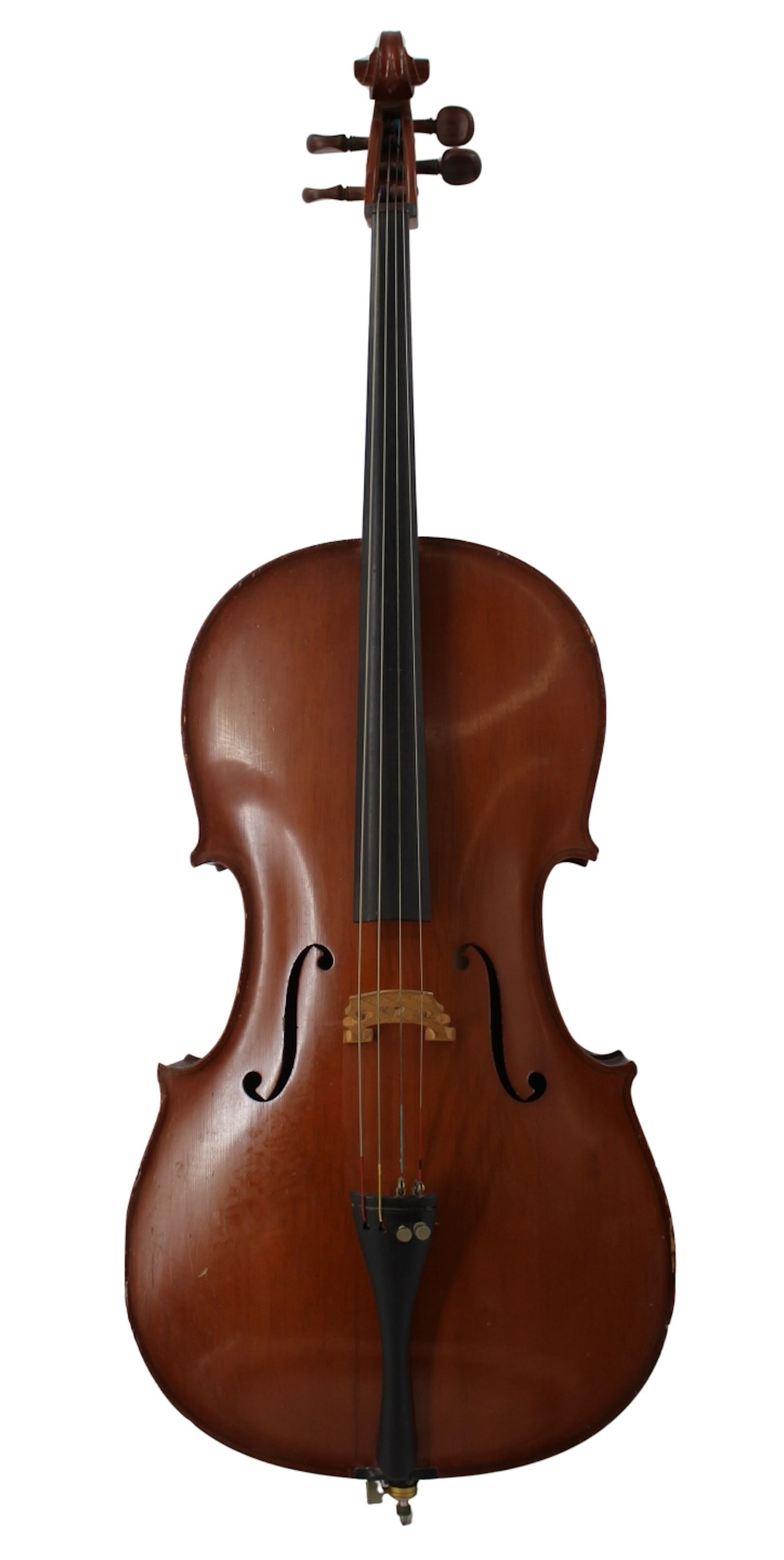 Vintage Romanian Cello and 2 Bows.