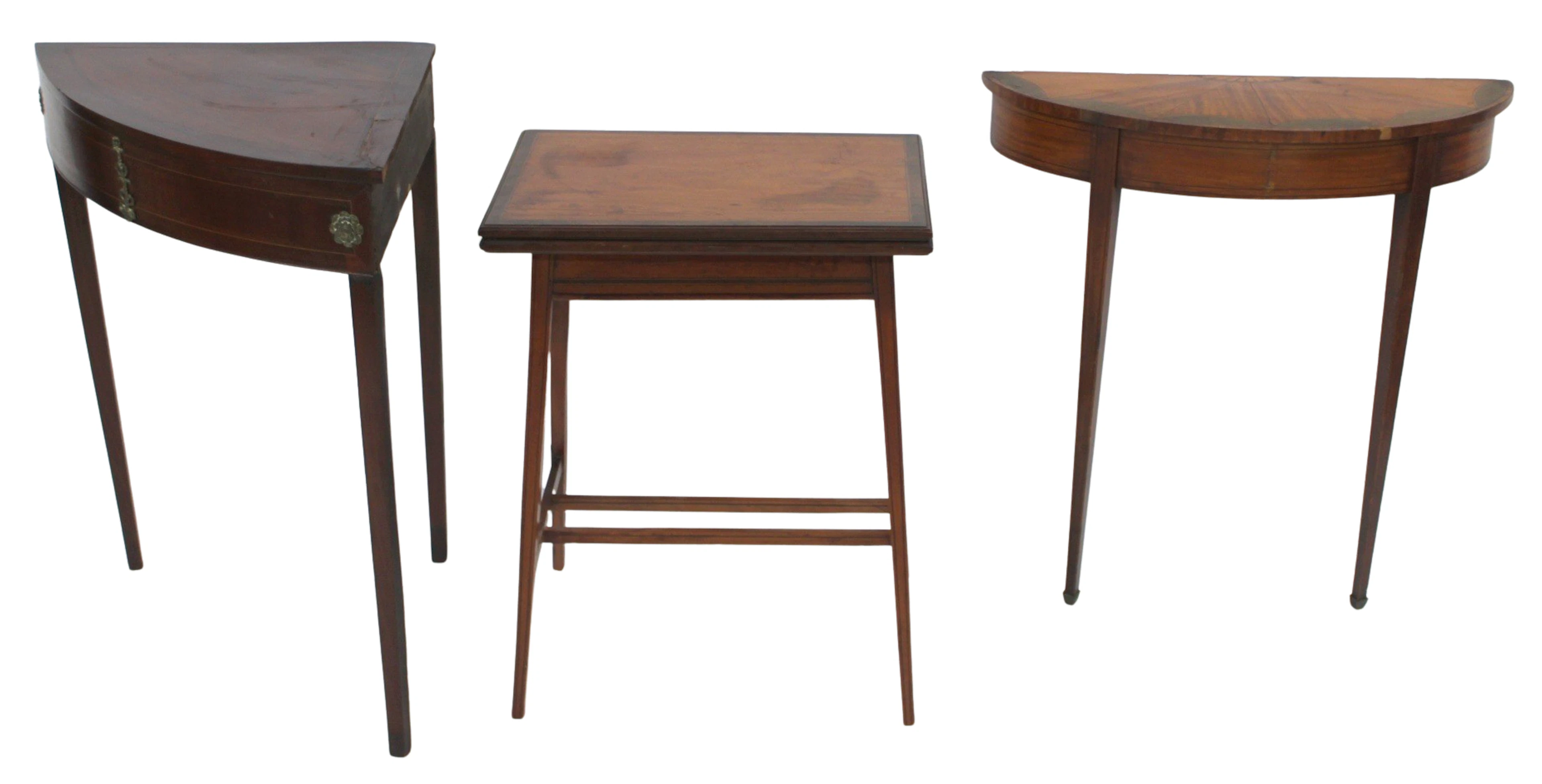 Antique Grouping of Tables & Consoles.