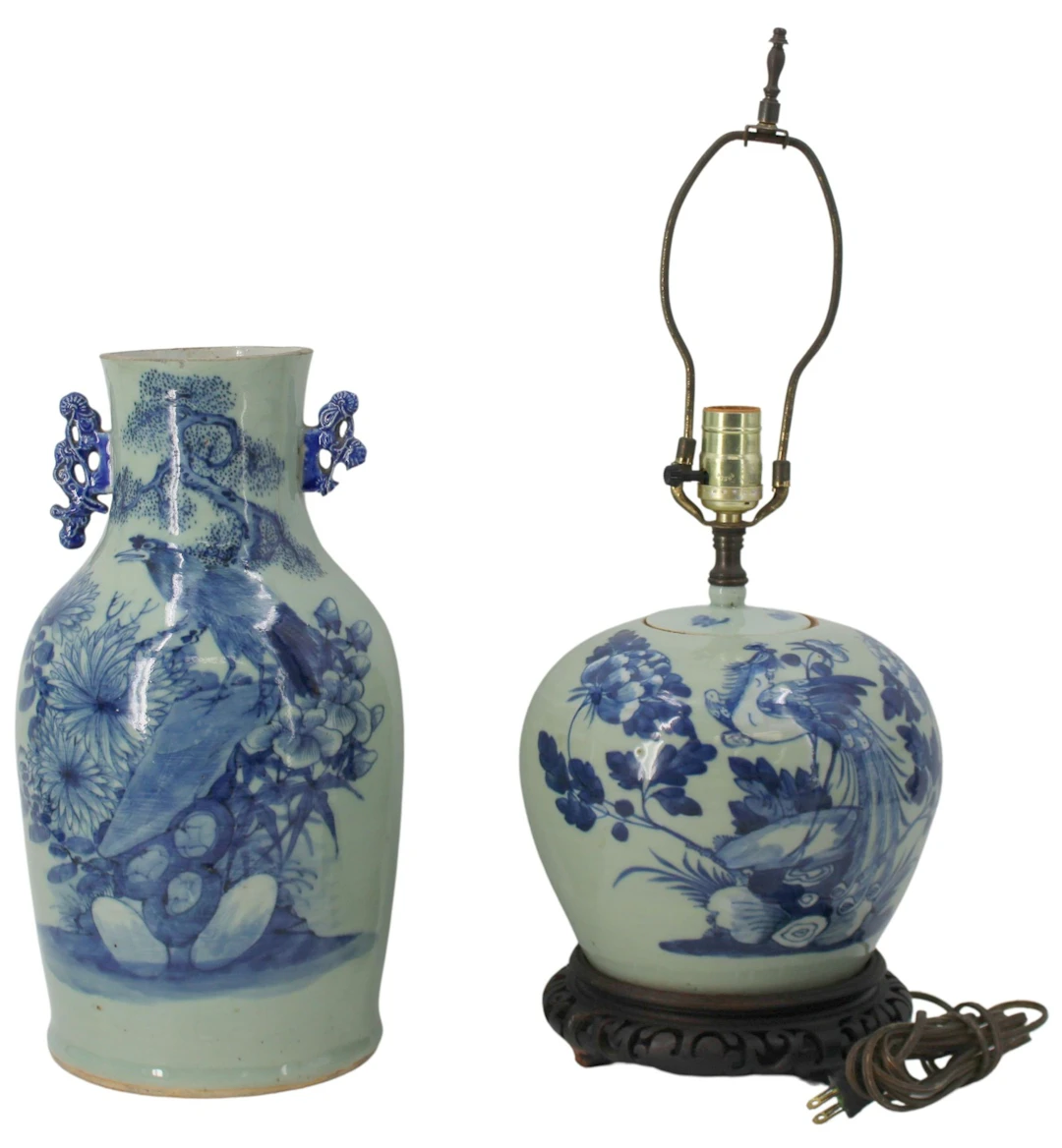 (2) Chinese Blue and White Vases.