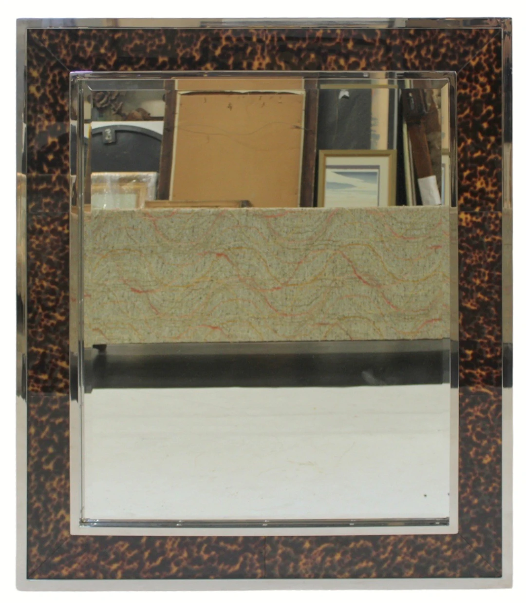 RALPH LAUREN Faux Tortoise Shell Mirror.