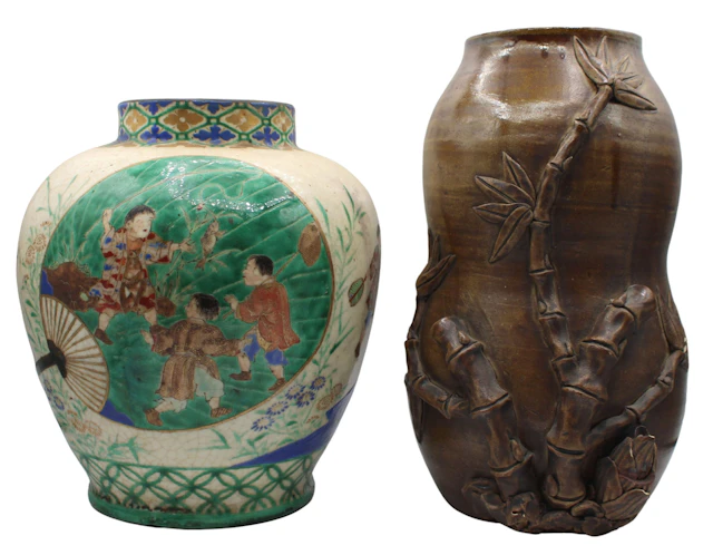 (2) Asian Ceramic Vessels.