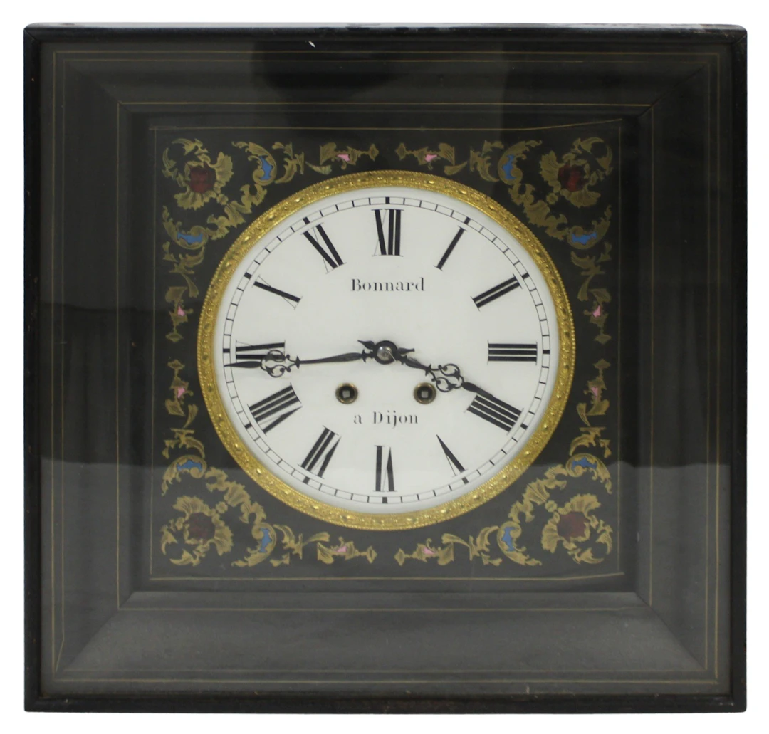 Signed Bonnard French Wall Clock.