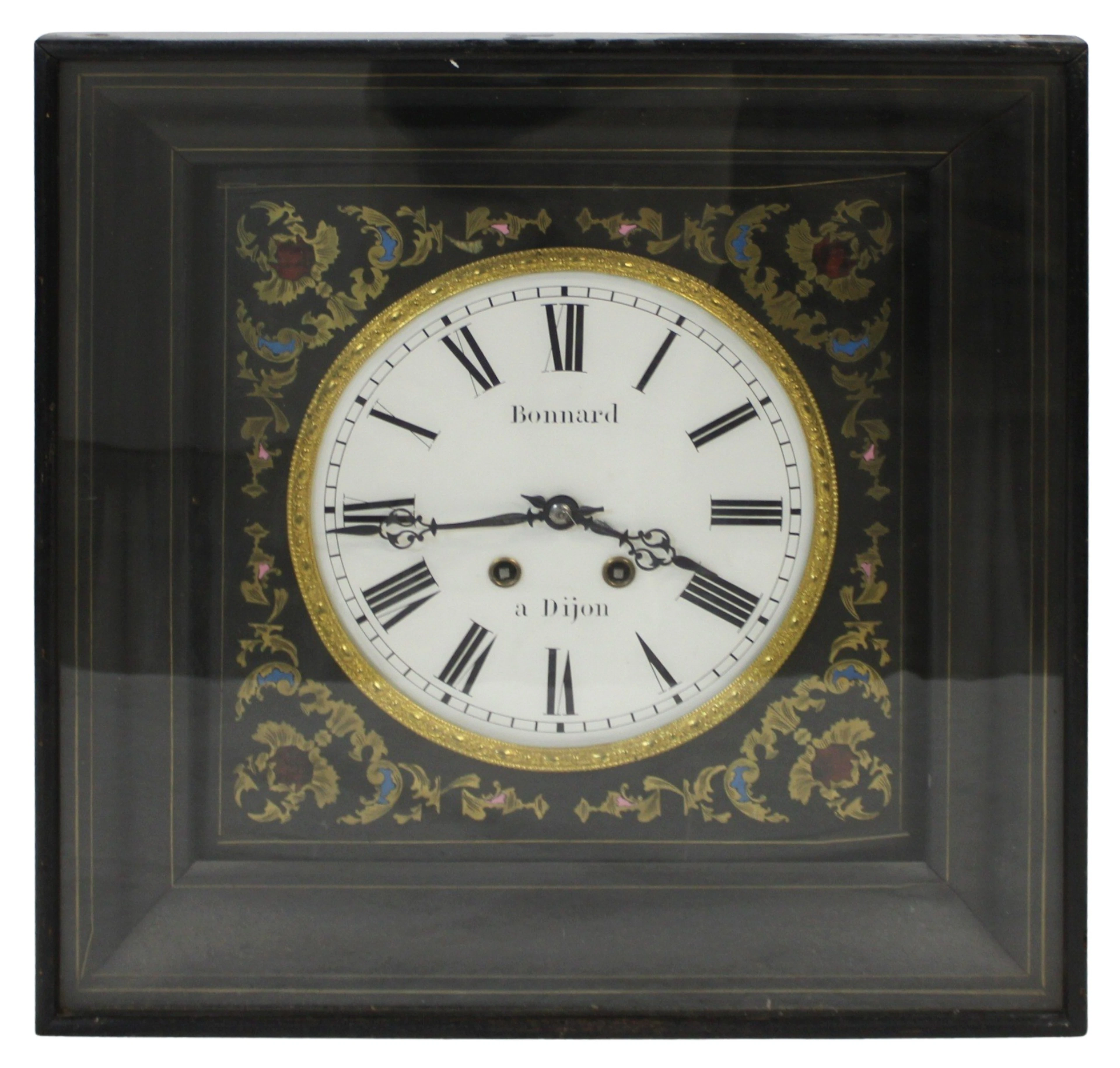 Signed Bonnard French Wall Clock.