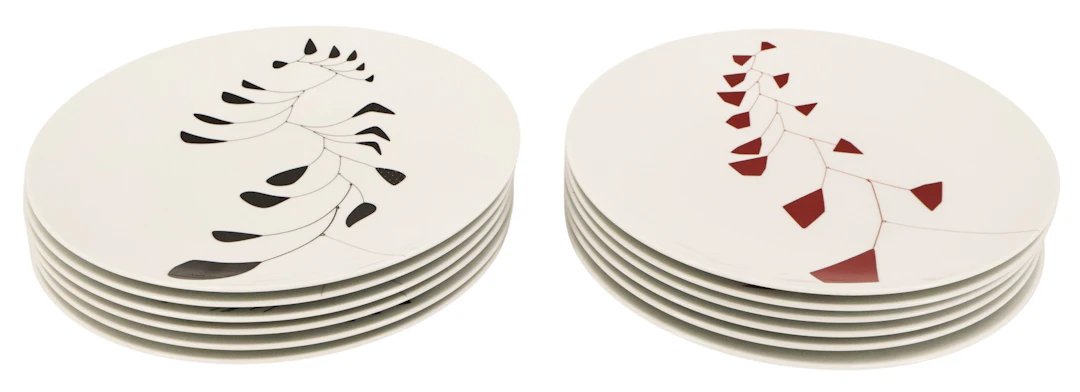 (12) Alexander CALDER Bernadaud Limoges Plates.