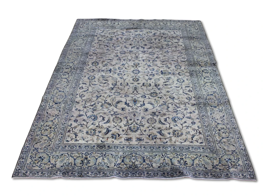 Vintage And Finely Hand Knotted Carpet