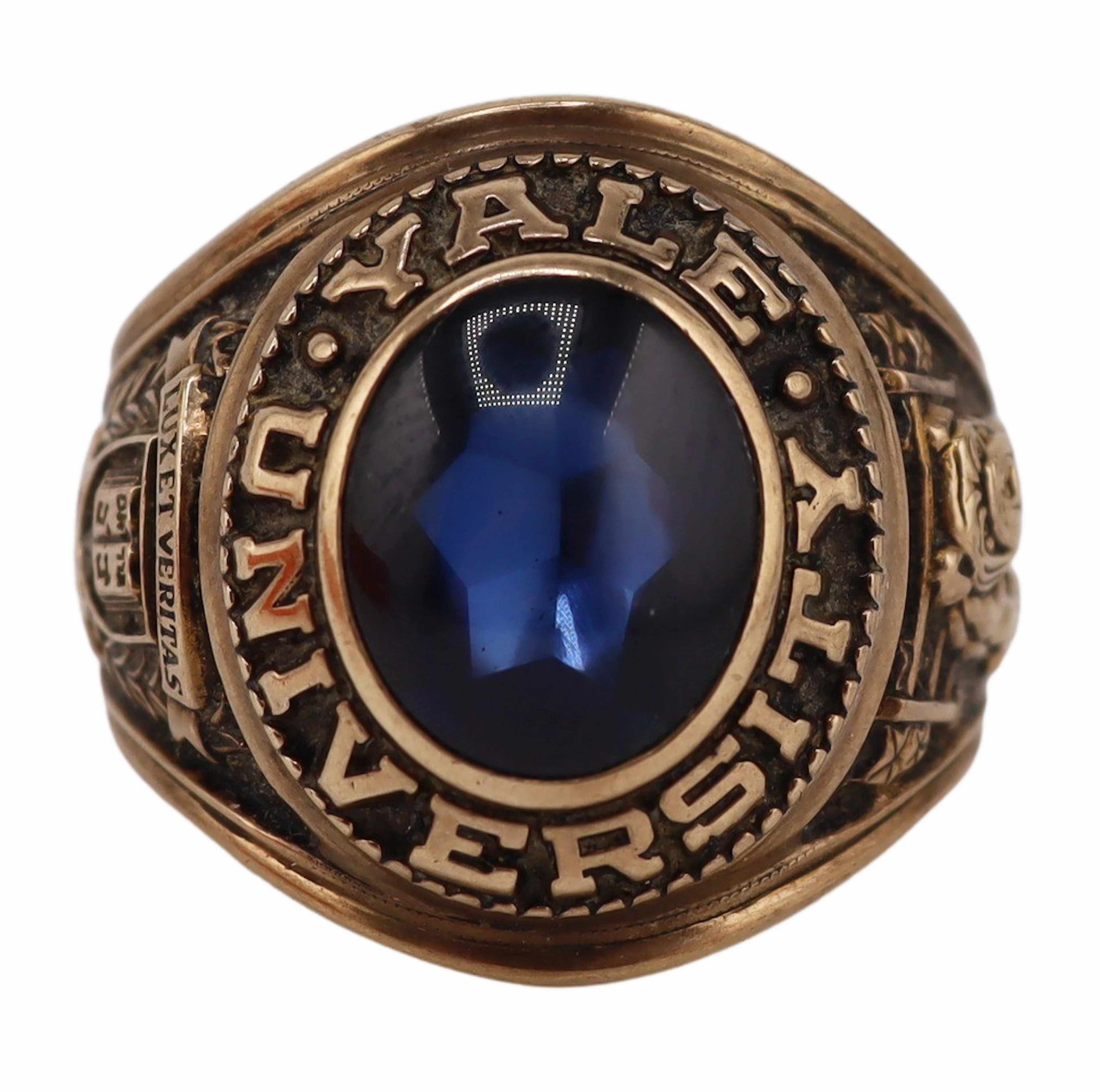 JEWELRY. YALE UNIVERSITY 10kt Gold Class Ring.