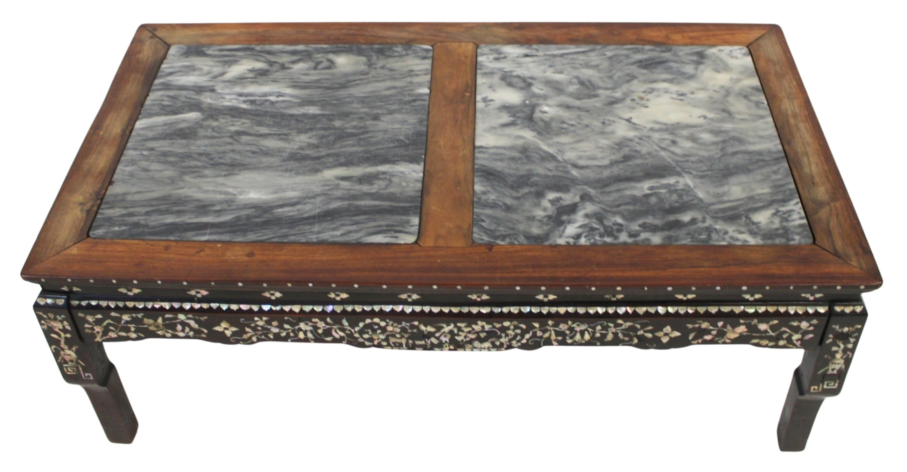 Antique Chinese Hardwood Coffee Table with