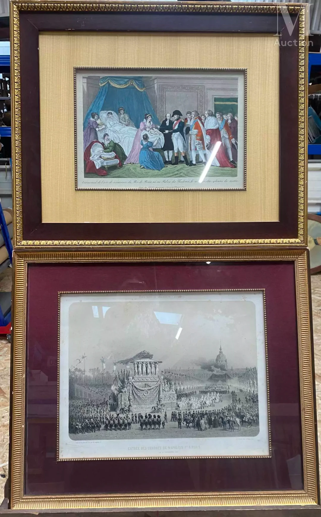 Suite de trois estampes