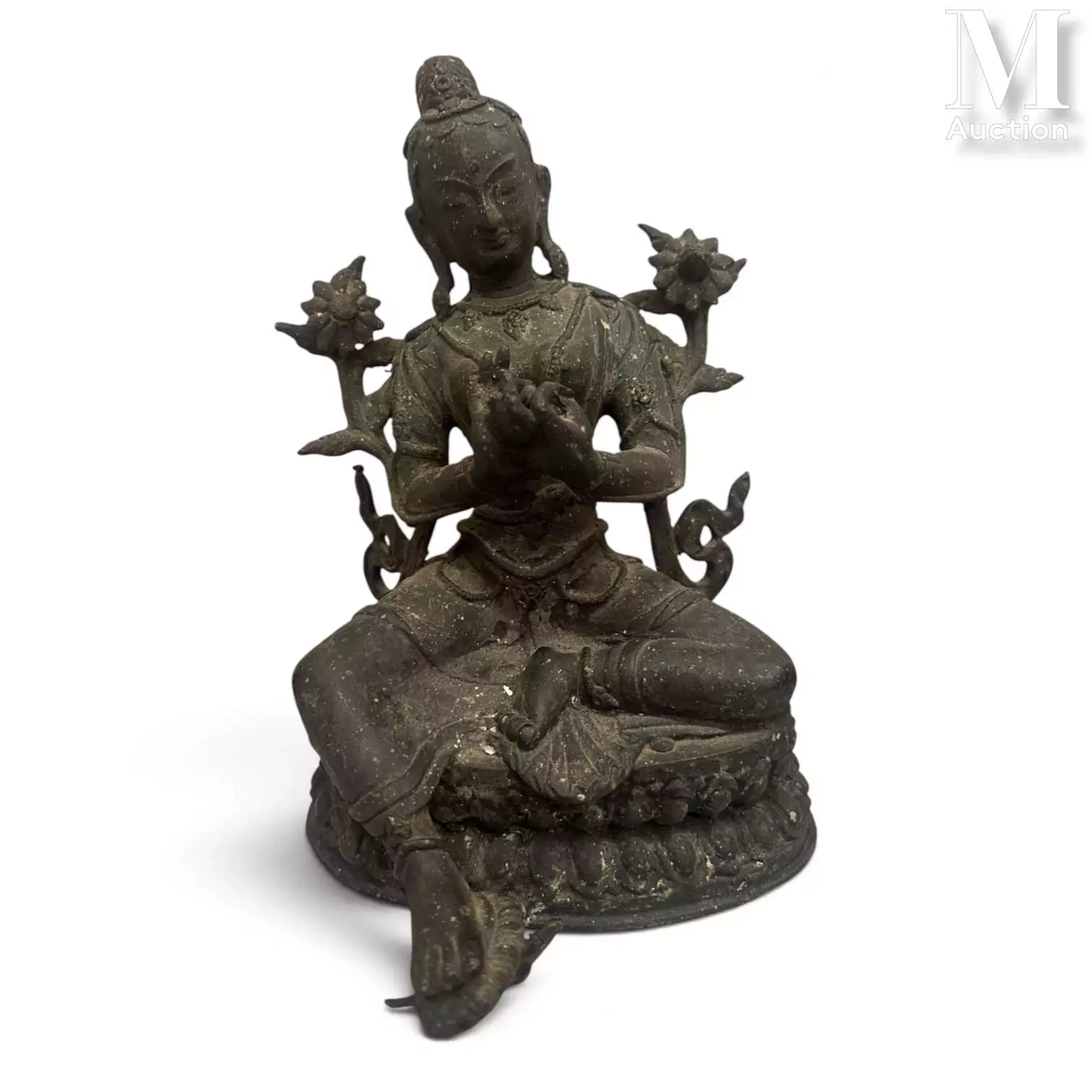 NEPAL, XXe siècle Sujet en bronze