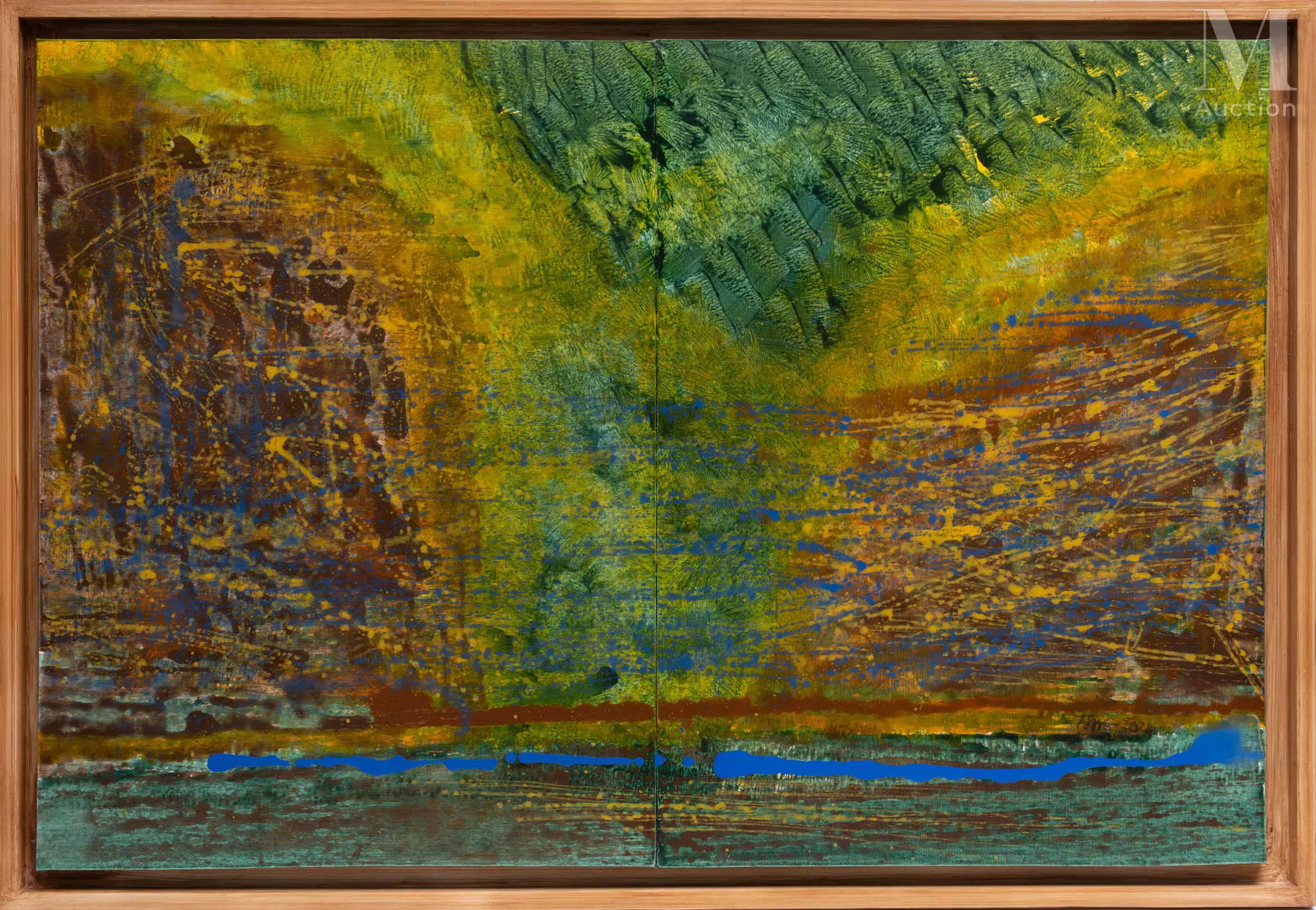 Ⓗ CA LE THANG (né en 1949) "Saison des eaux montantes 8", 2024