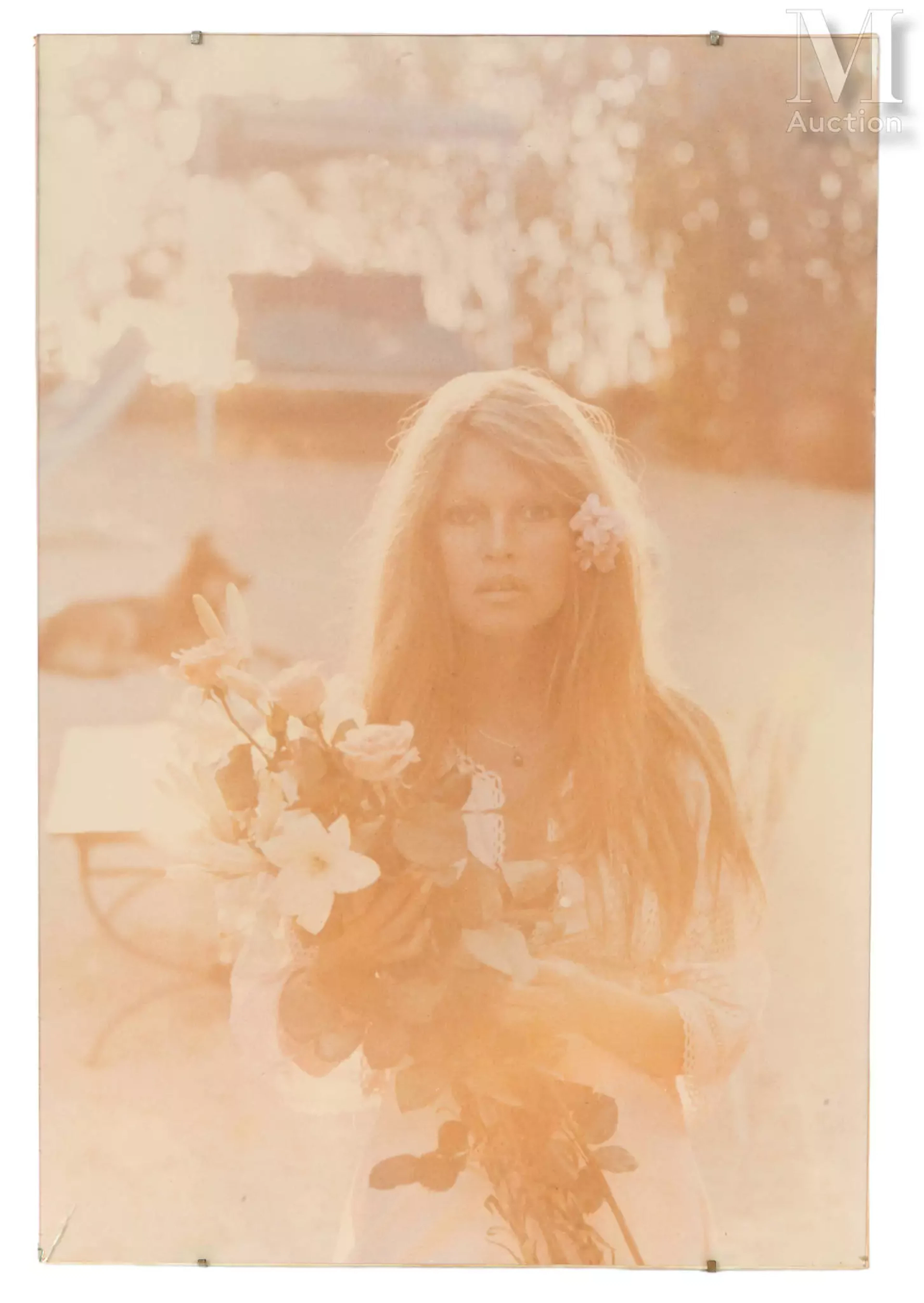Brigitte Bardot au bouquet de fleurs Brigitte Bardot au bouquet de fleurs