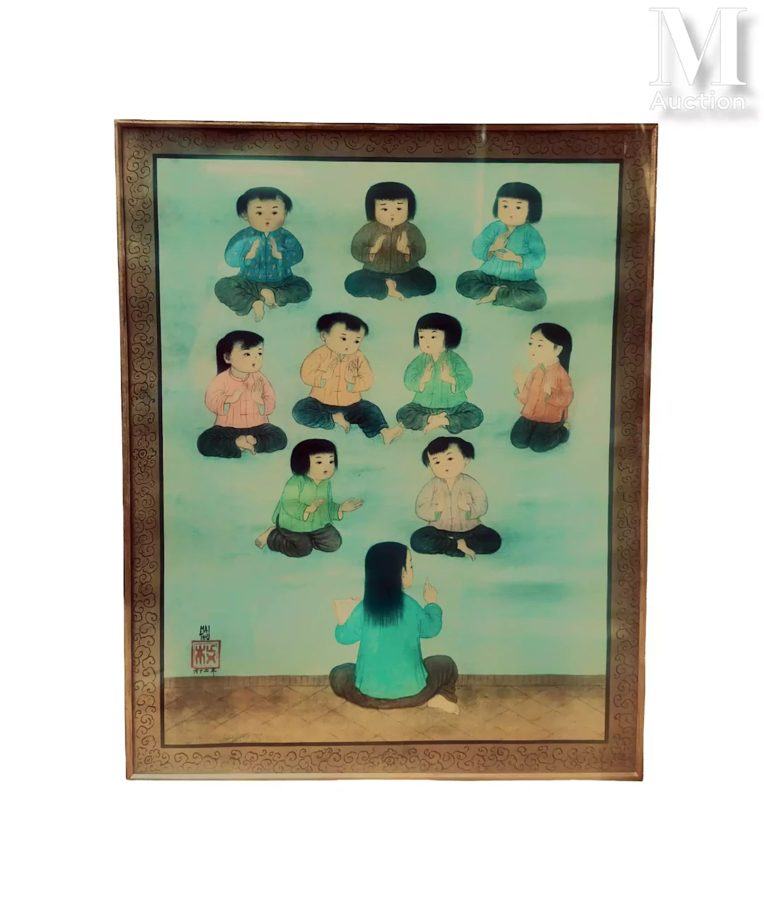 MAI TRUNG THU (1906-1980), d'après "La leçon de chant"