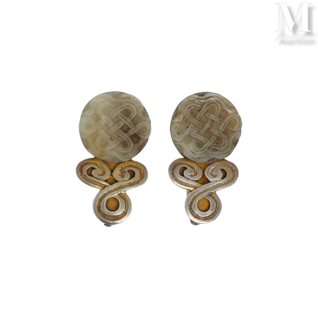 Paire de broches