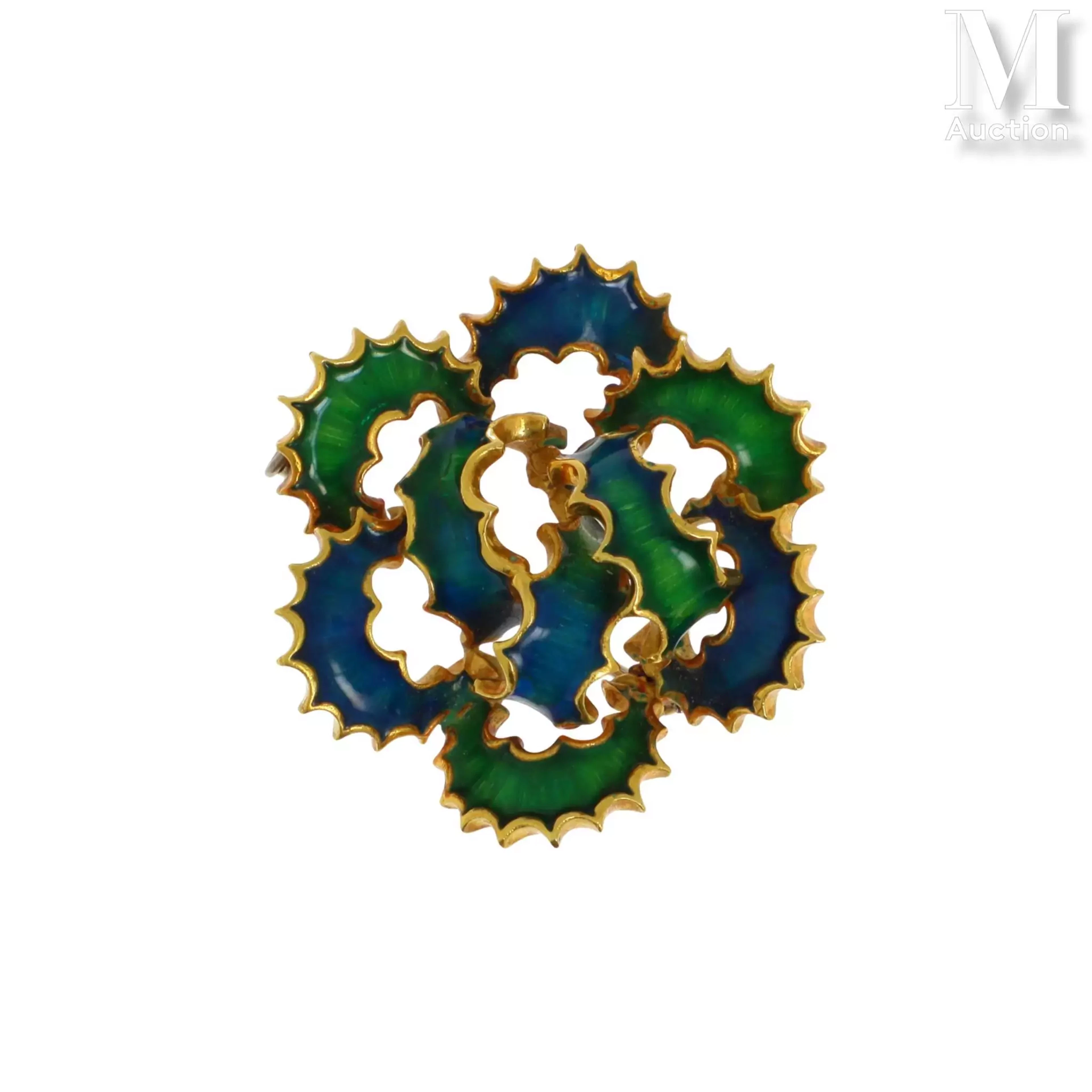 Broche émail