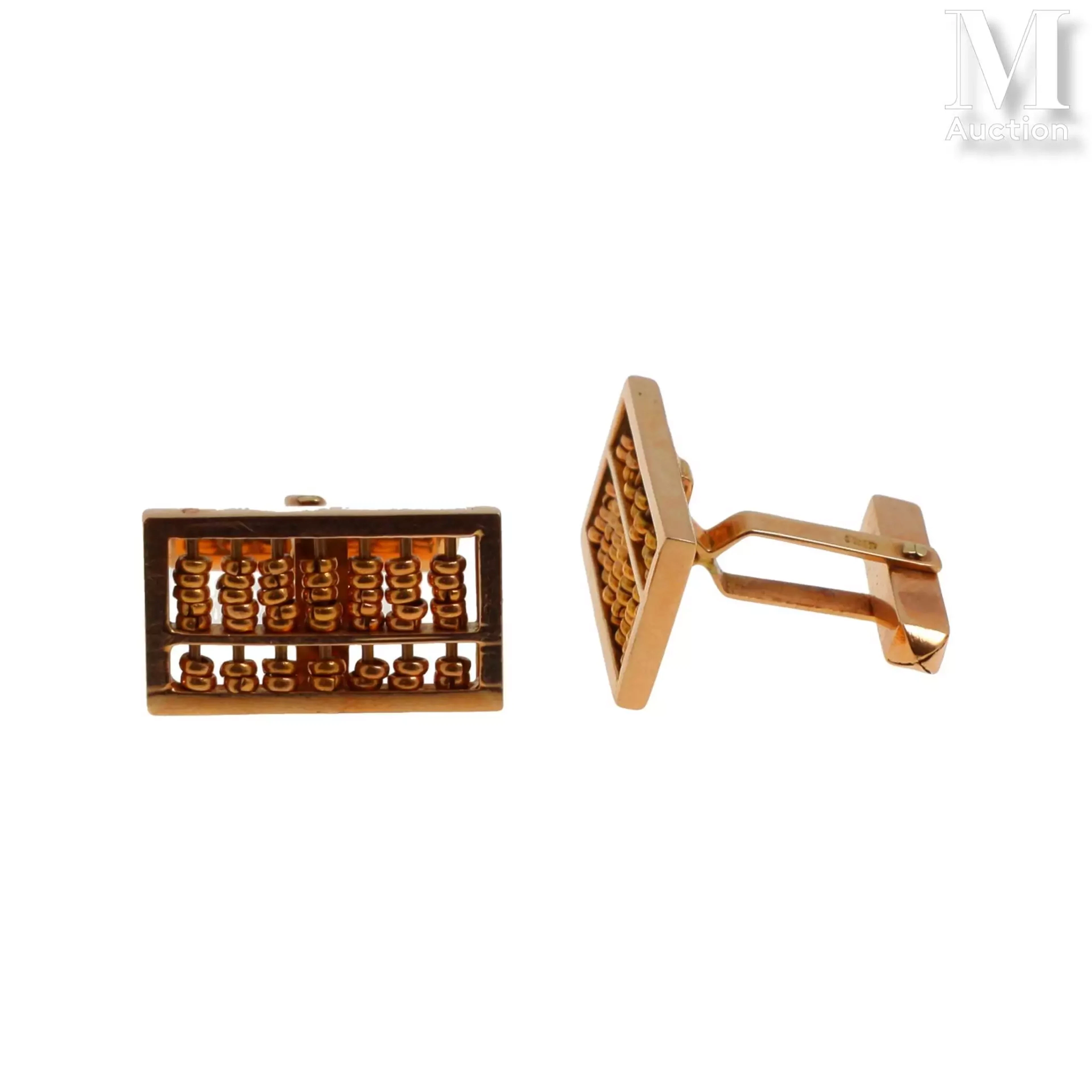 Paire de boutons de manchettes