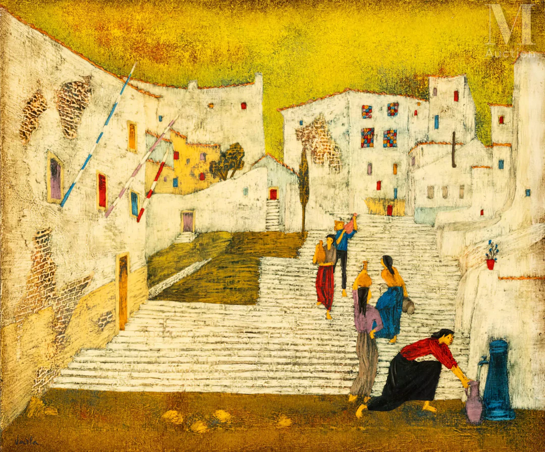 Felix VARLAMICHIVILI dit VARLA (Kutaisi 1903 - Paris 1986) Lisbonne