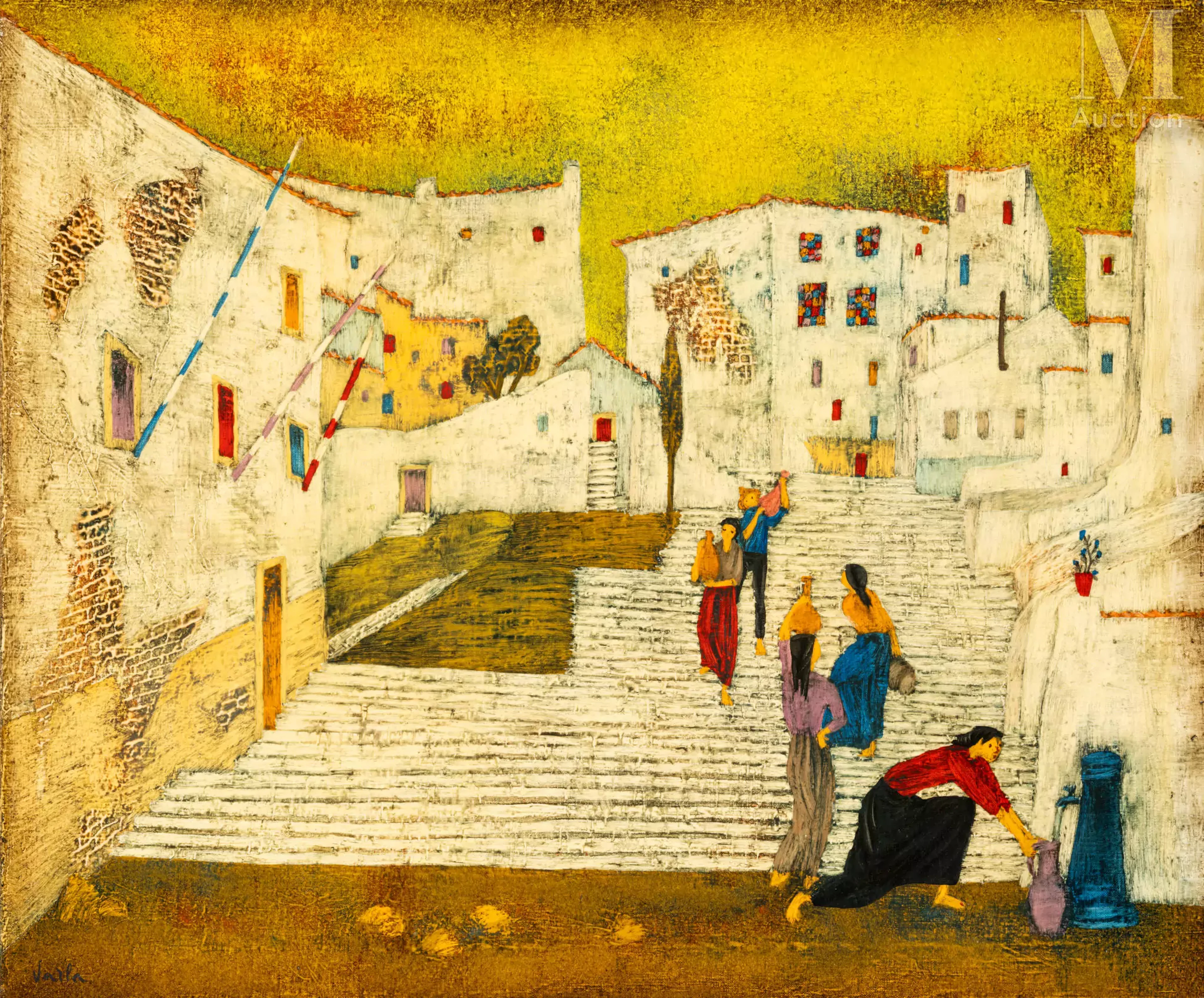 Felix VARLAMICHIVILI dit VARLA (Kutaisi 1903 - Paris 1986) Lisbonne