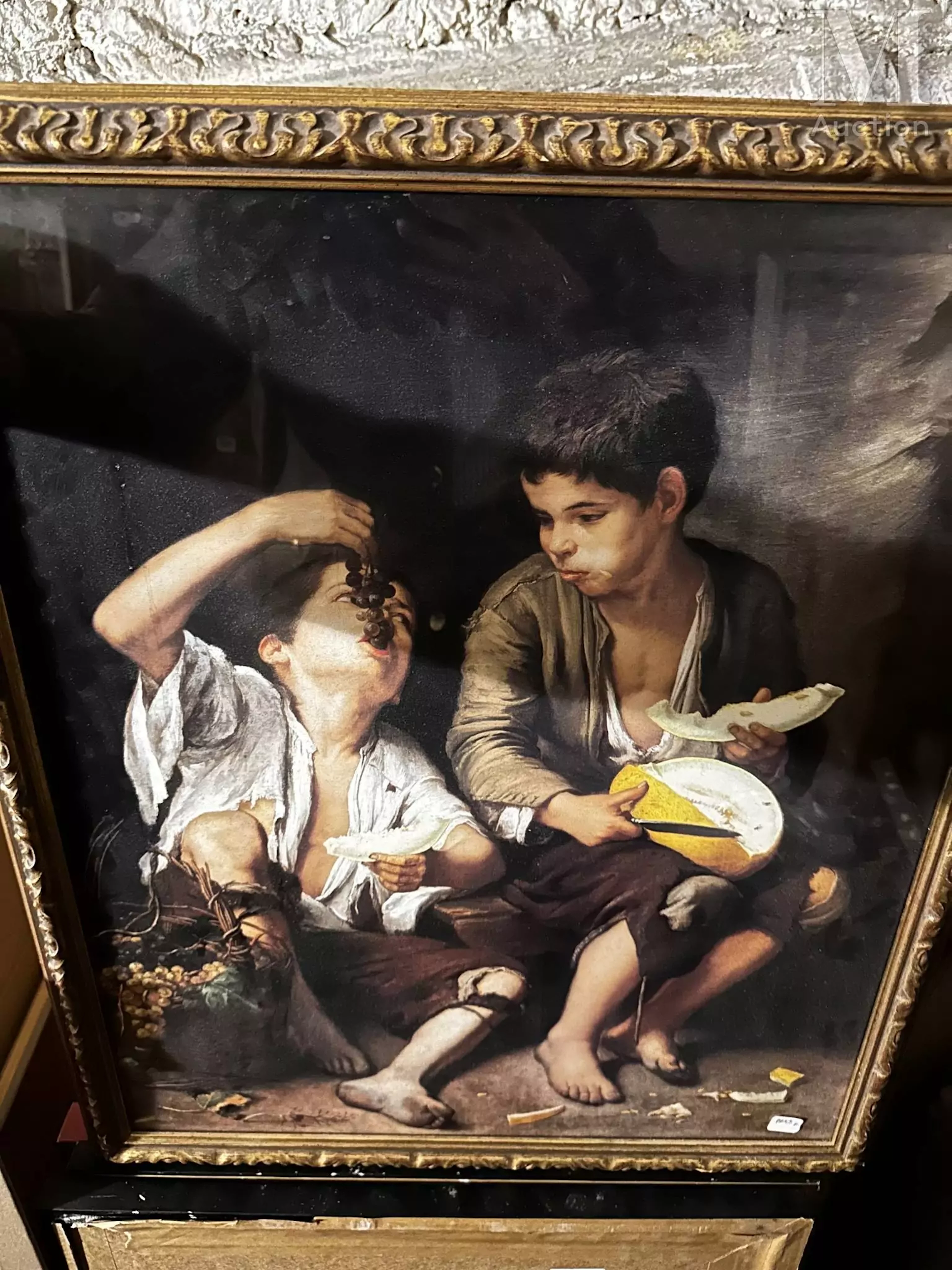 Ecole ESPAGNOLE du XXème siècle d'après Esteban Murillo le mangeur