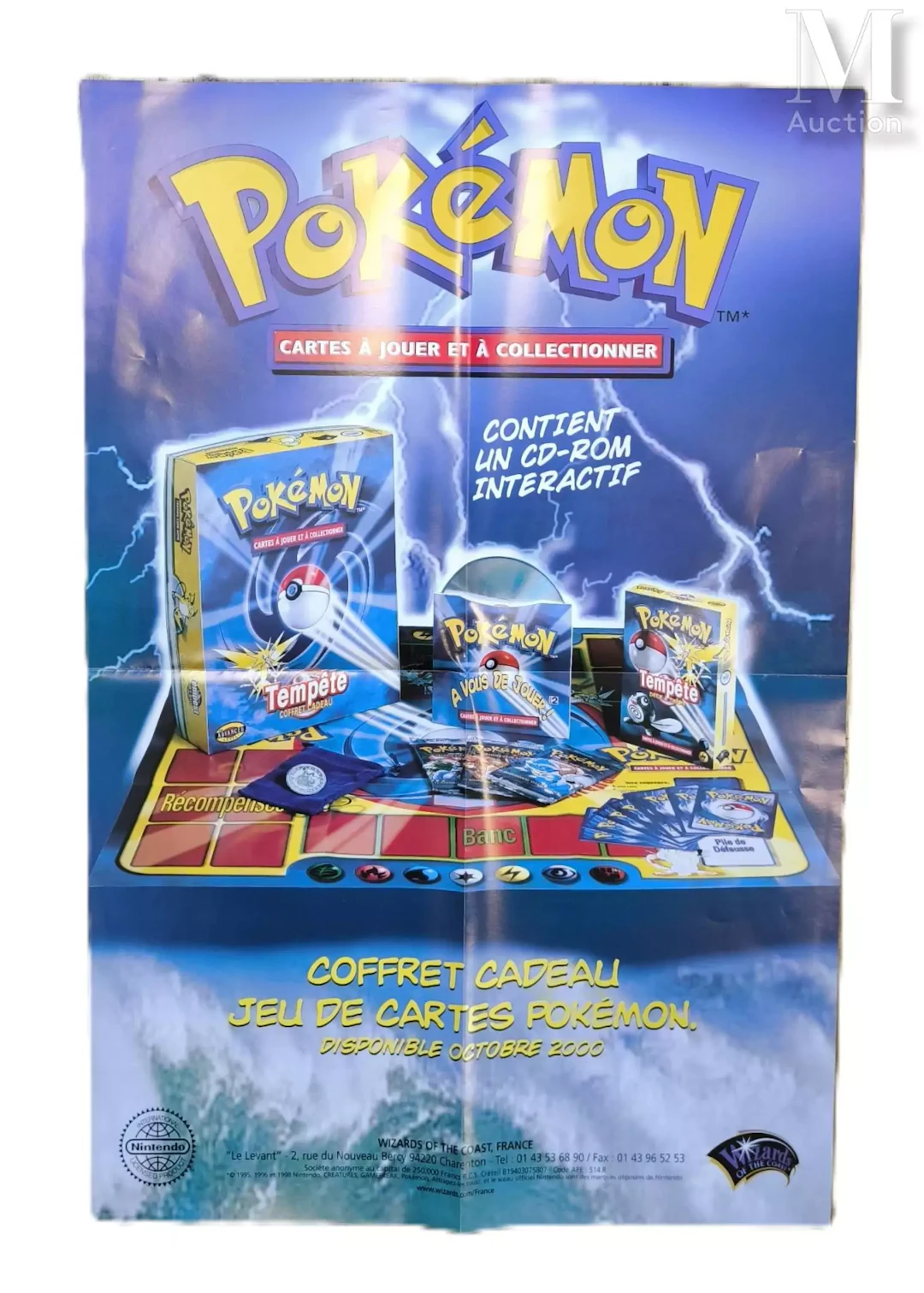 POKEMON Affiches & Stickers promotionnels :