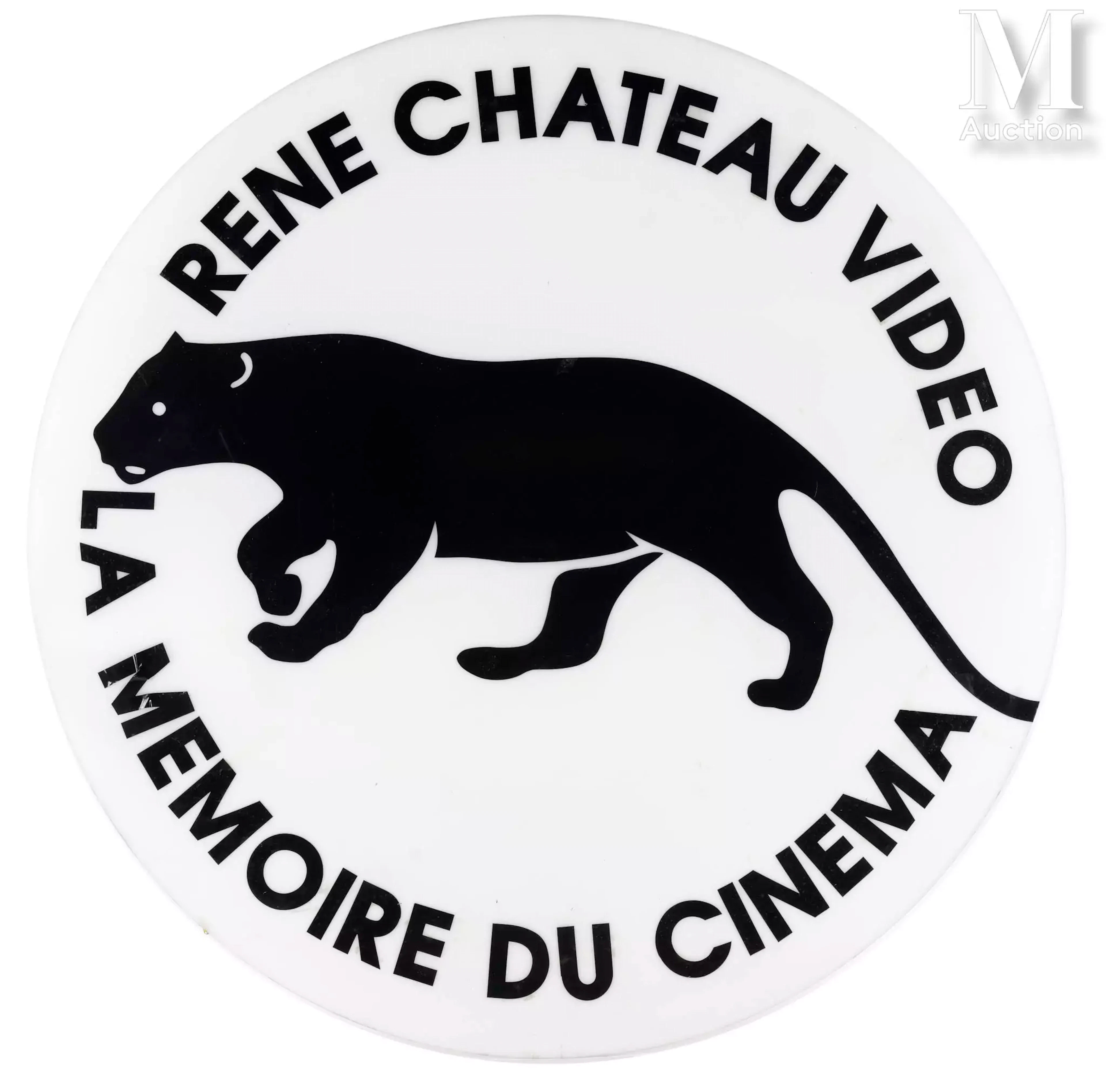 Publicité René Chateau Video "La mémoire du cinéma" Grand panneau