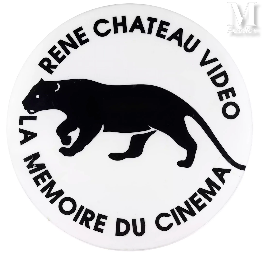 Publicité René Chateau Video "La mémoire du cinéma" Grand panneau