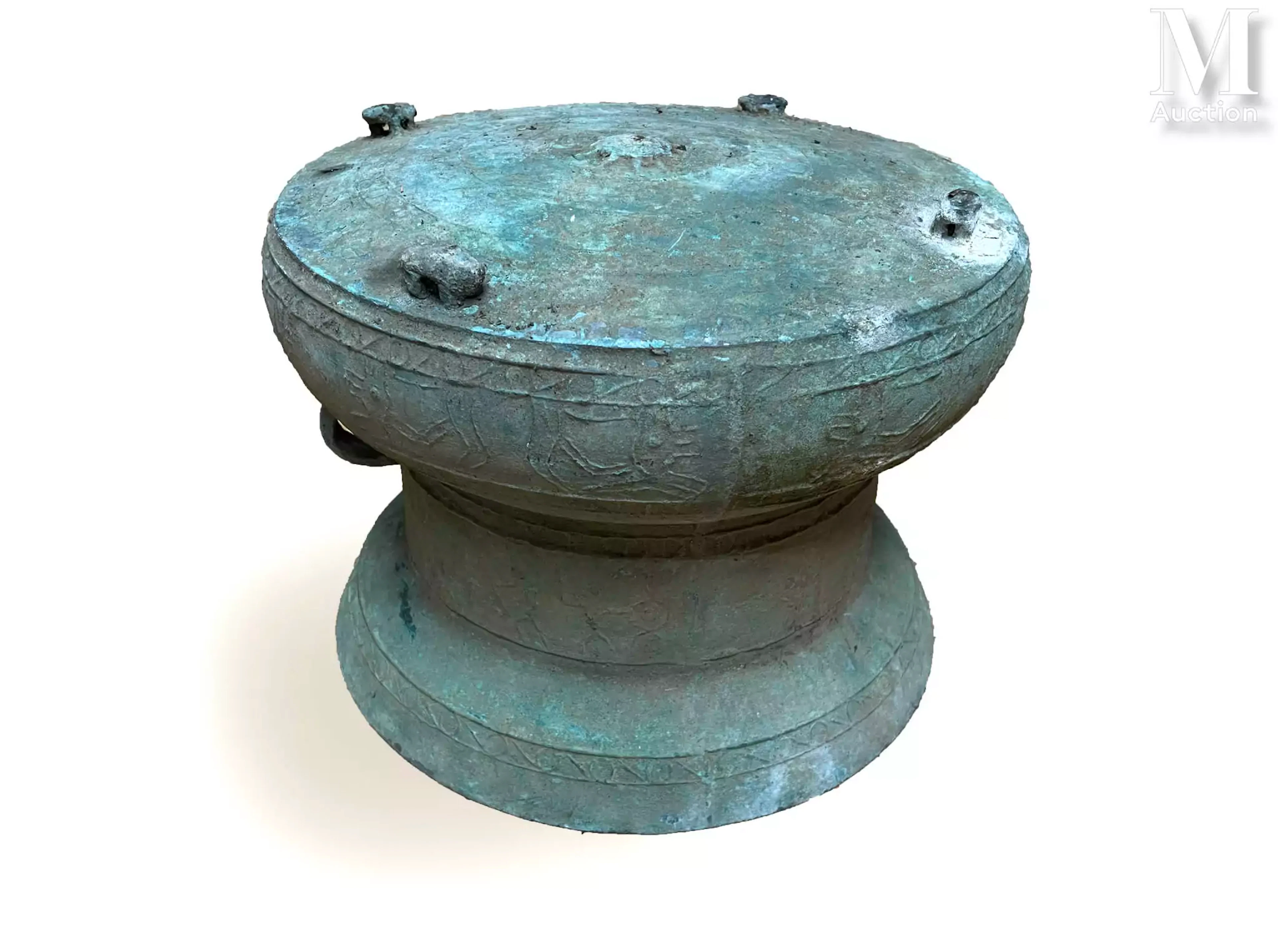 VIETNAM, Culture Dong Son Tambour de pluie en bronze